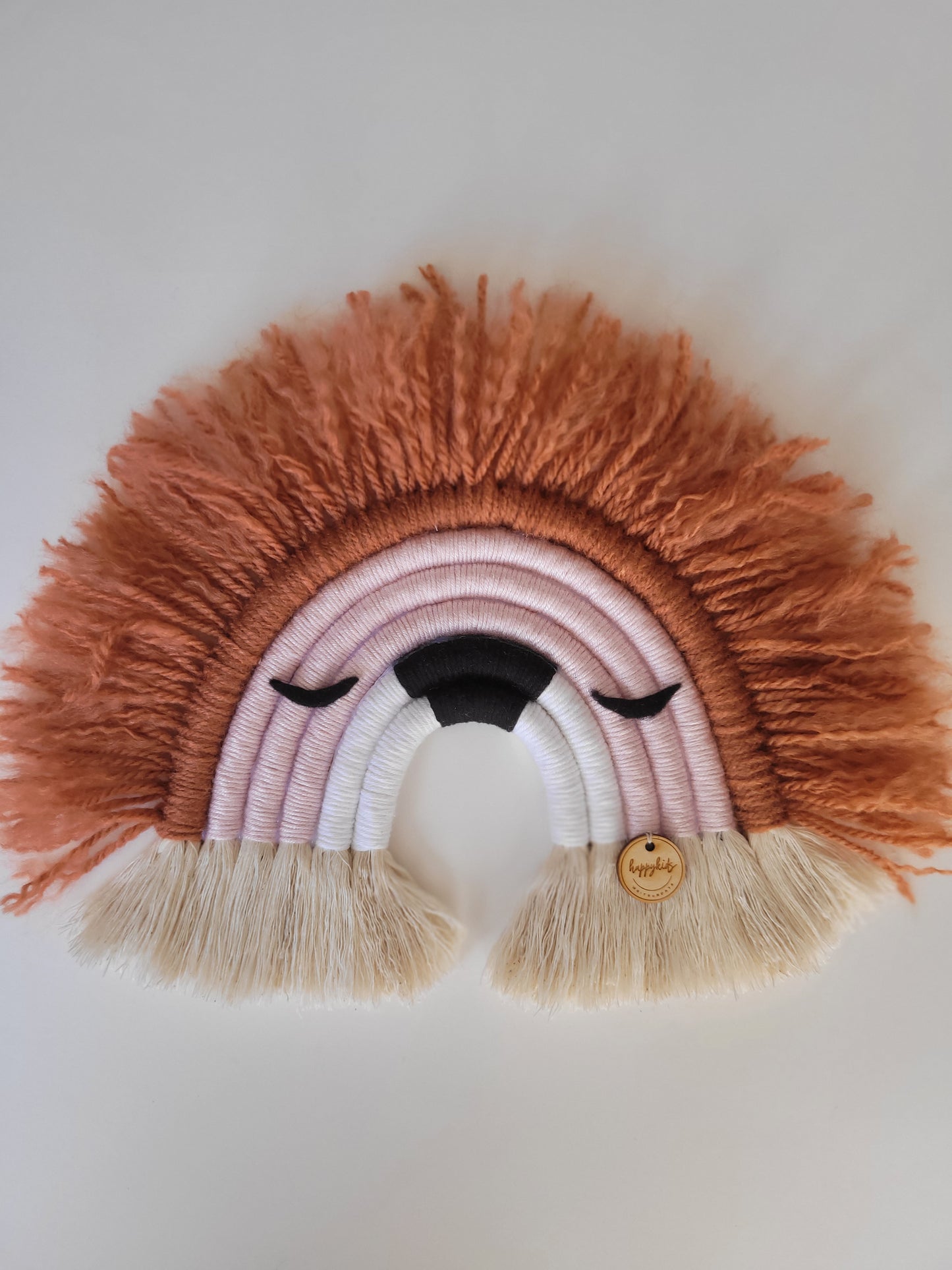 Dusty pink lion