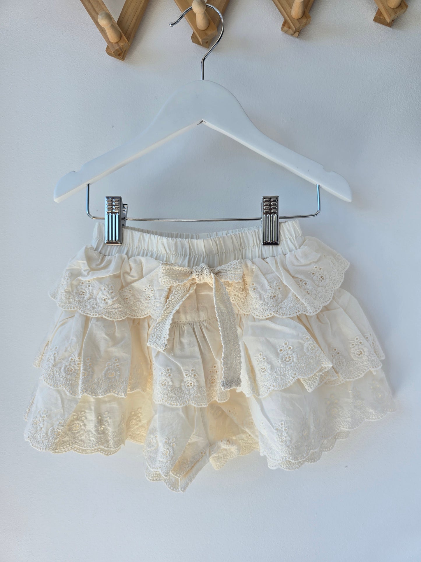 Lace skort vanilla