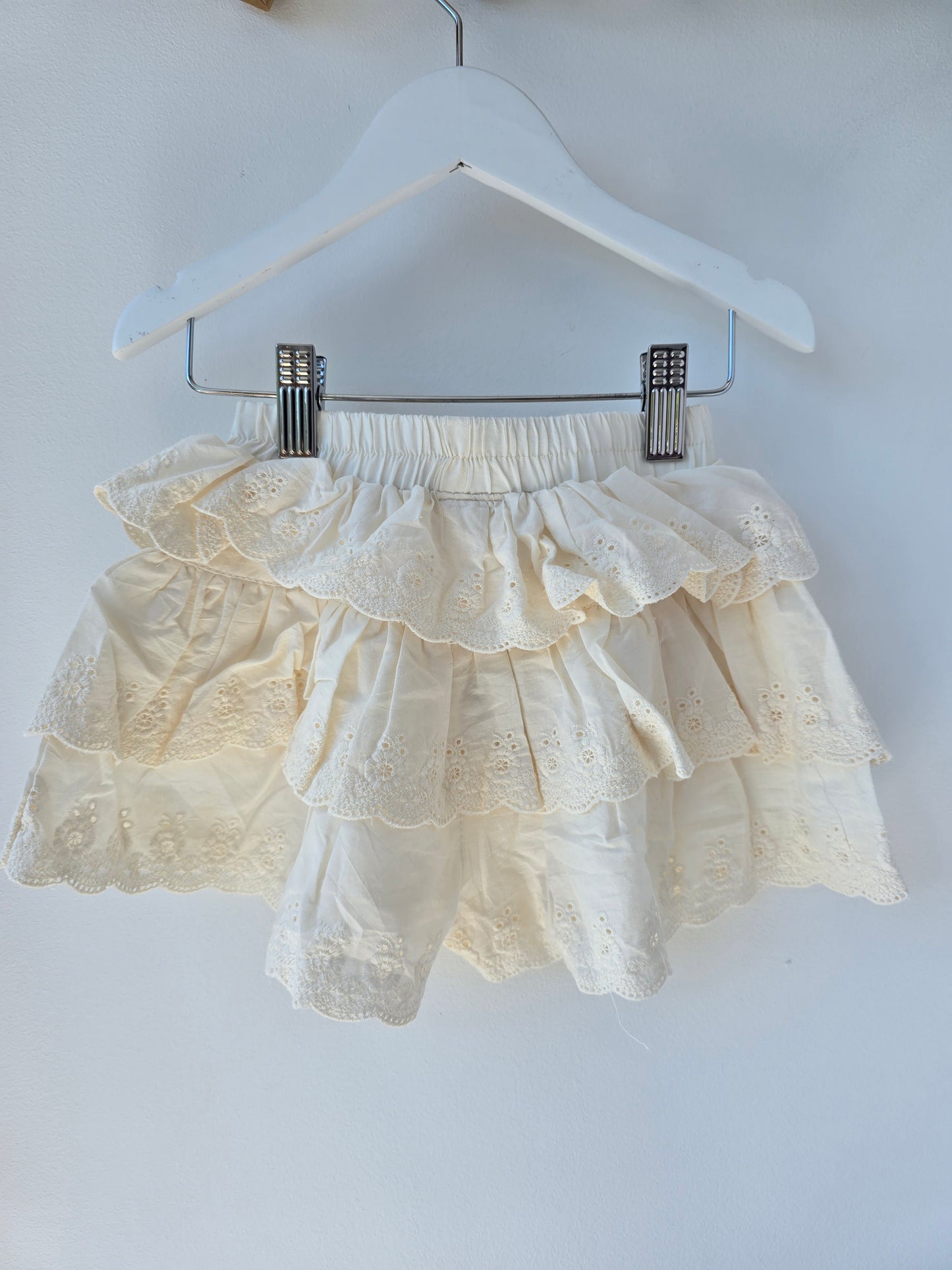 Lace skort vanilla
