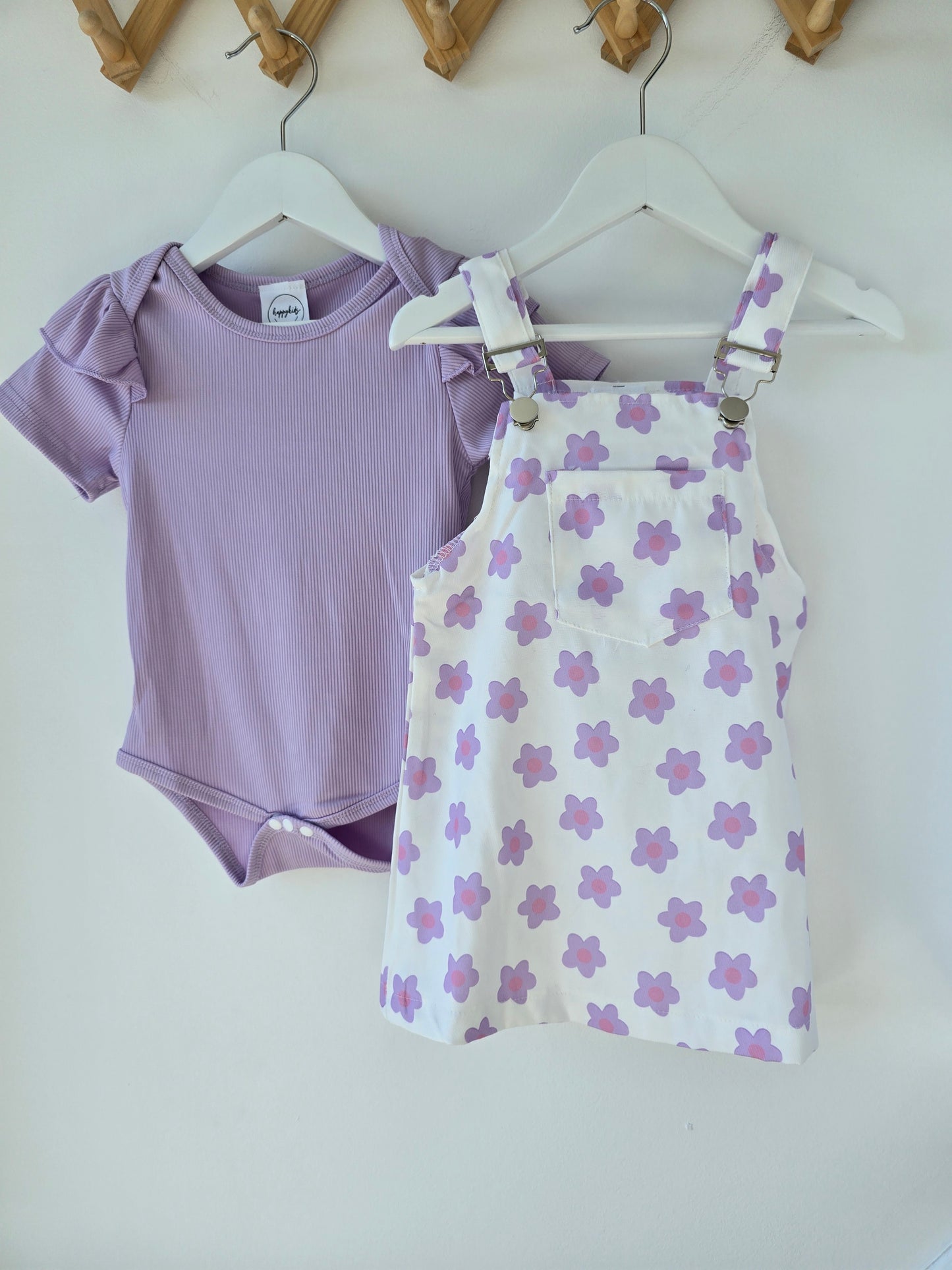 Pinafore dress set