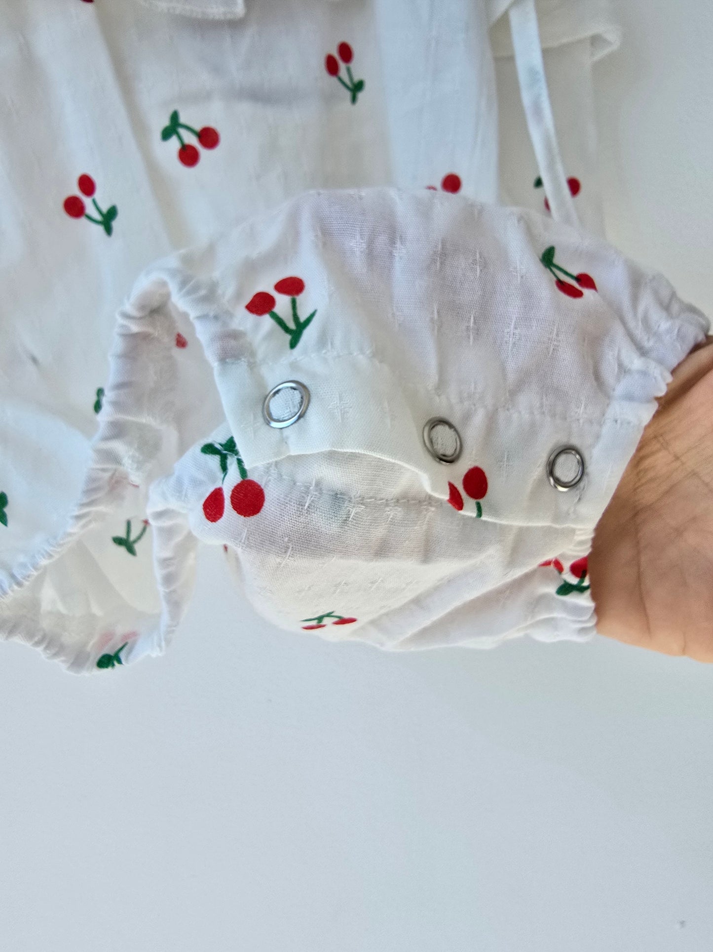 Cherry 🍒 ruffle romper
