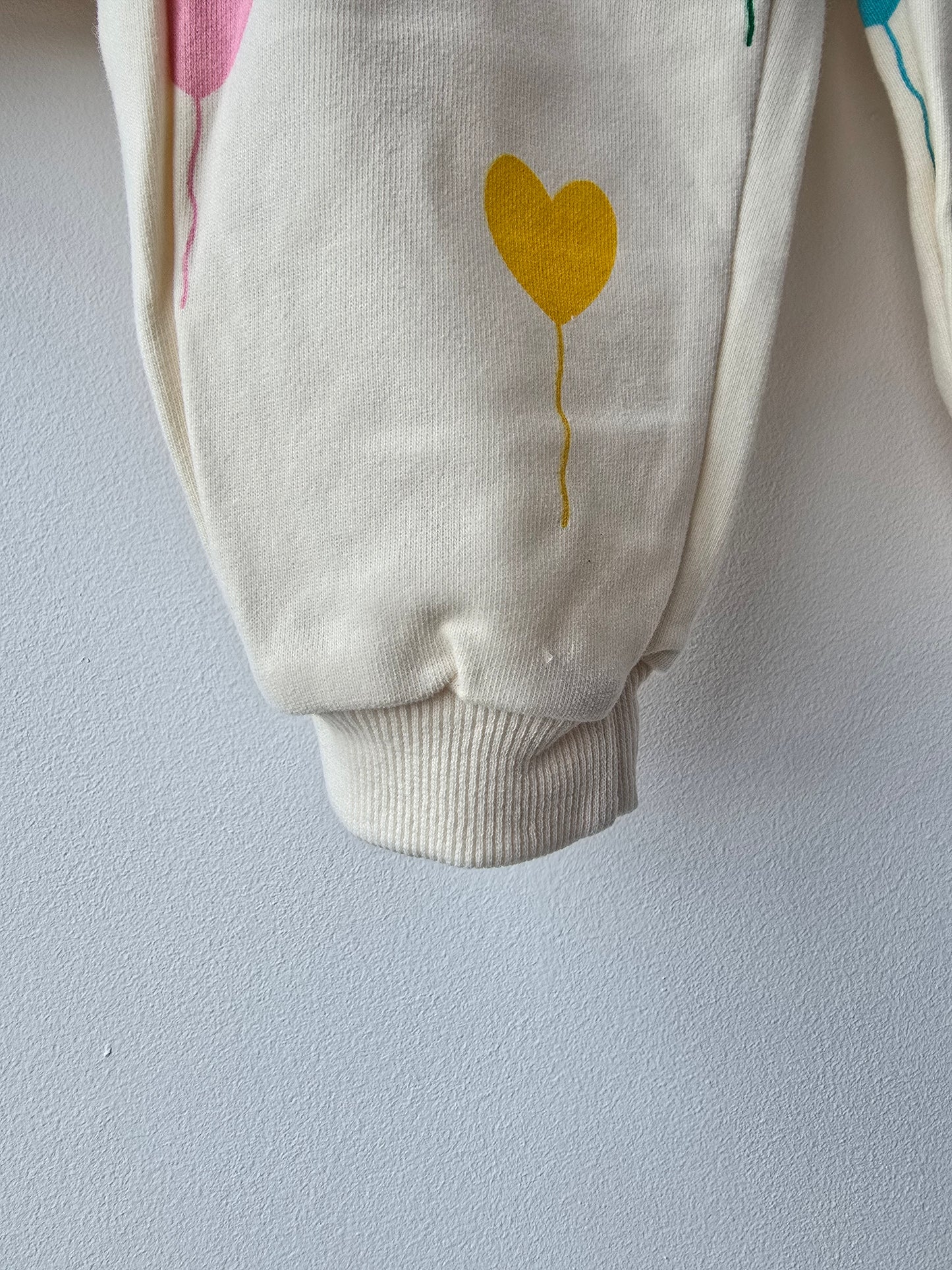 Love heart set 💜💛🩵🩷 longsleeve