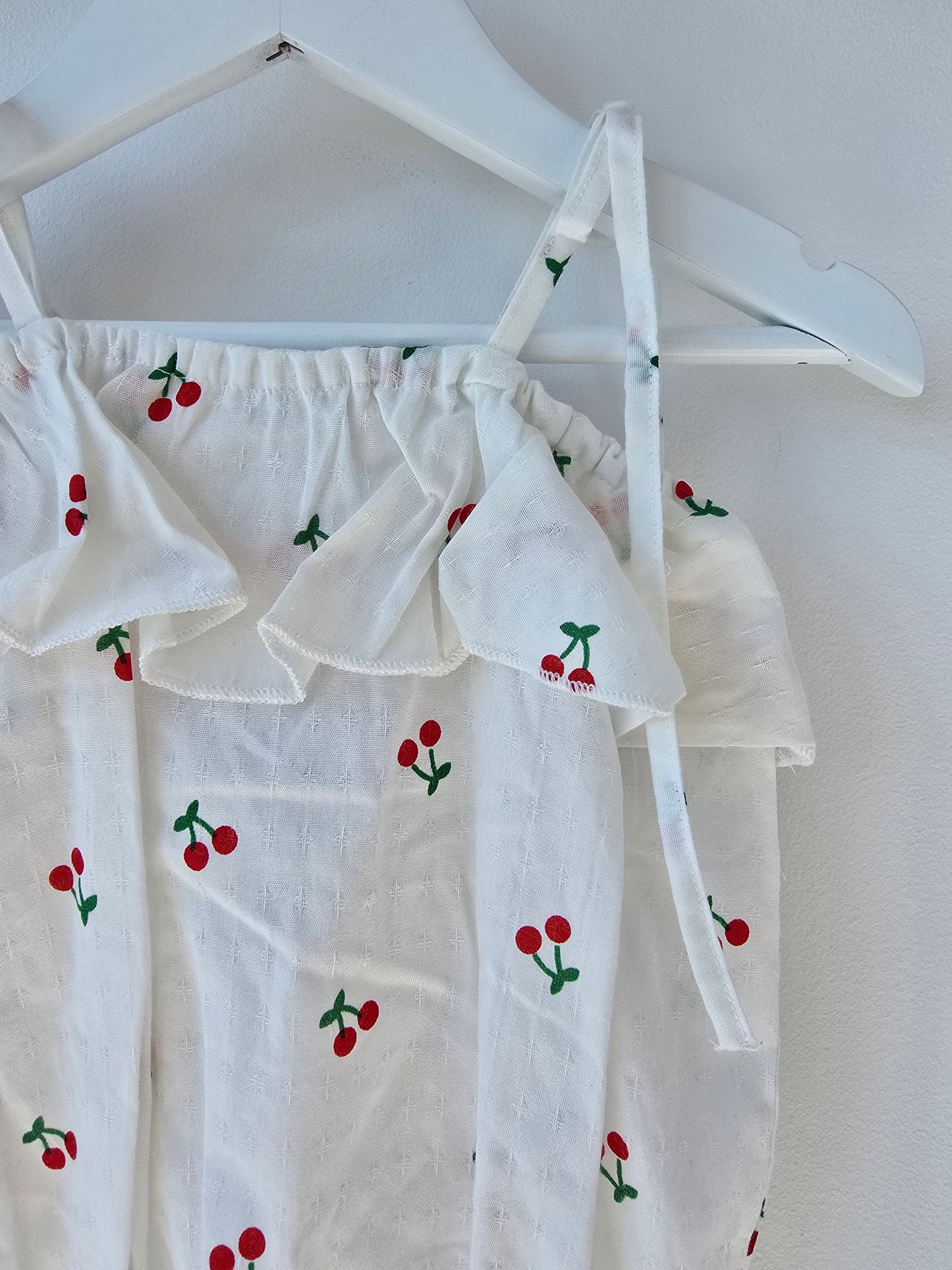 Cherry 🍒 ruffle romper