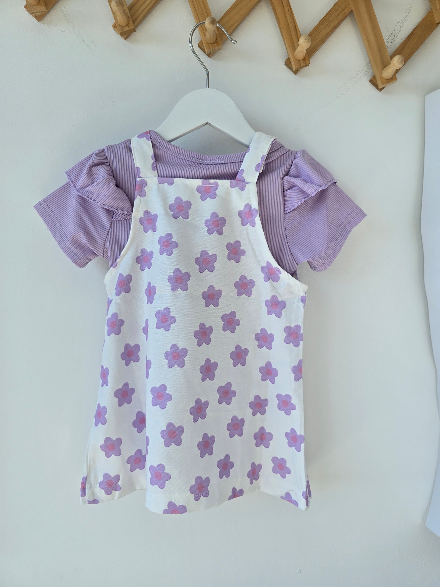 Pinafore dress set