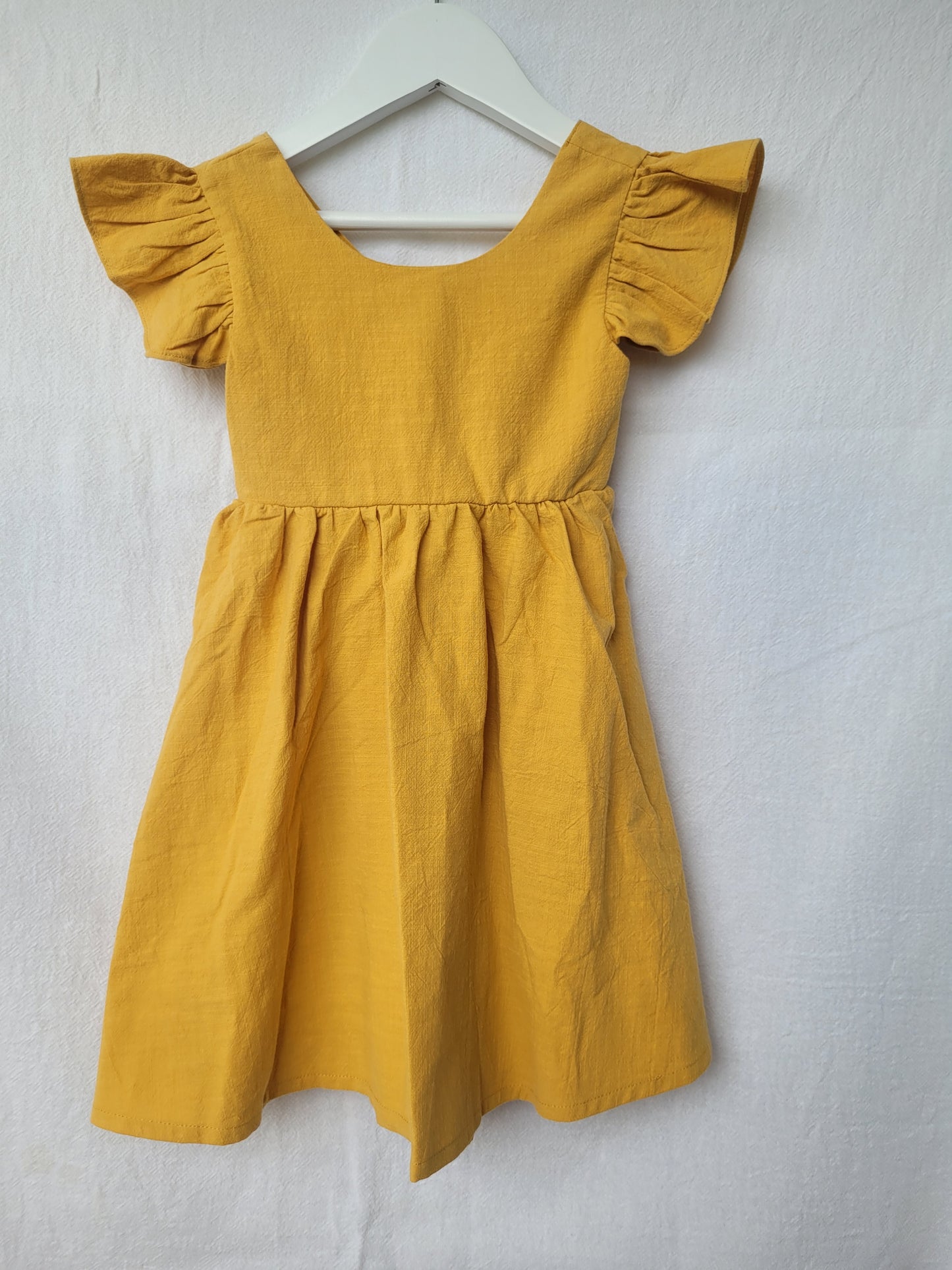 Elsie dress mustard