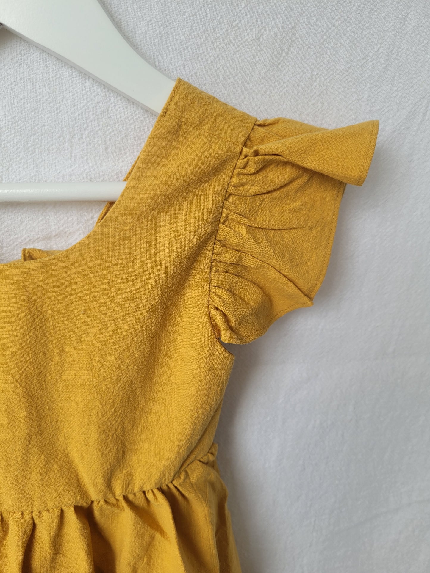 Elsie dress mustard