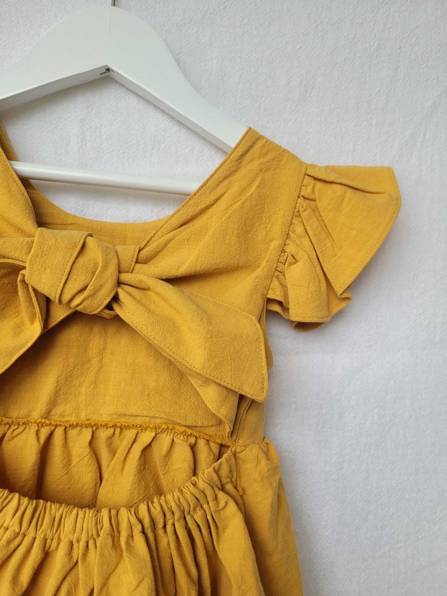 Elsie dress mustard