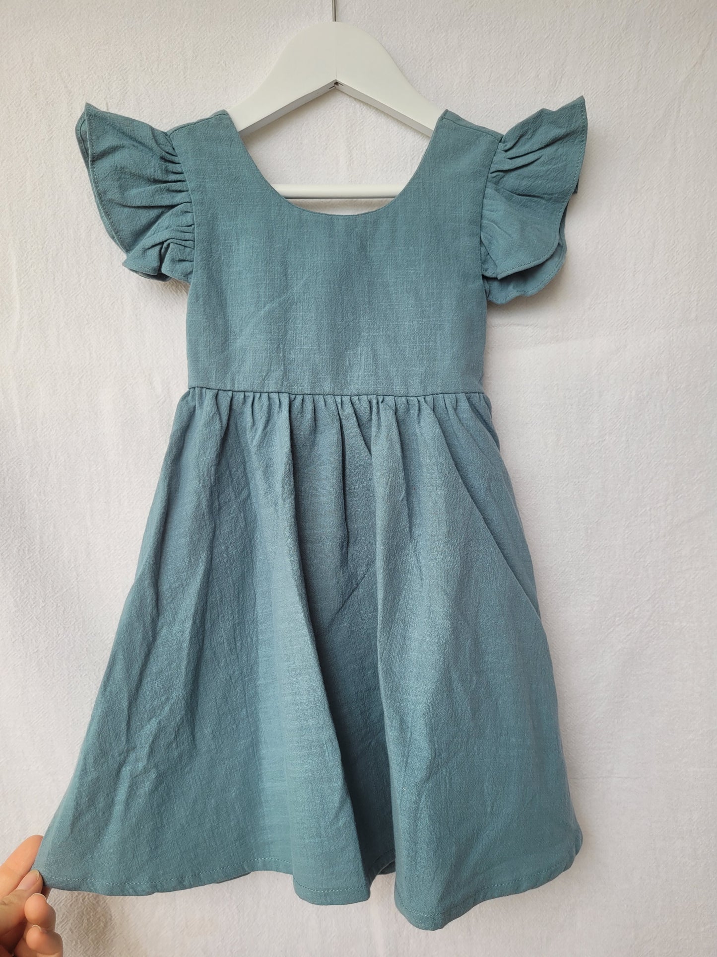 Elsie dress surfgreen