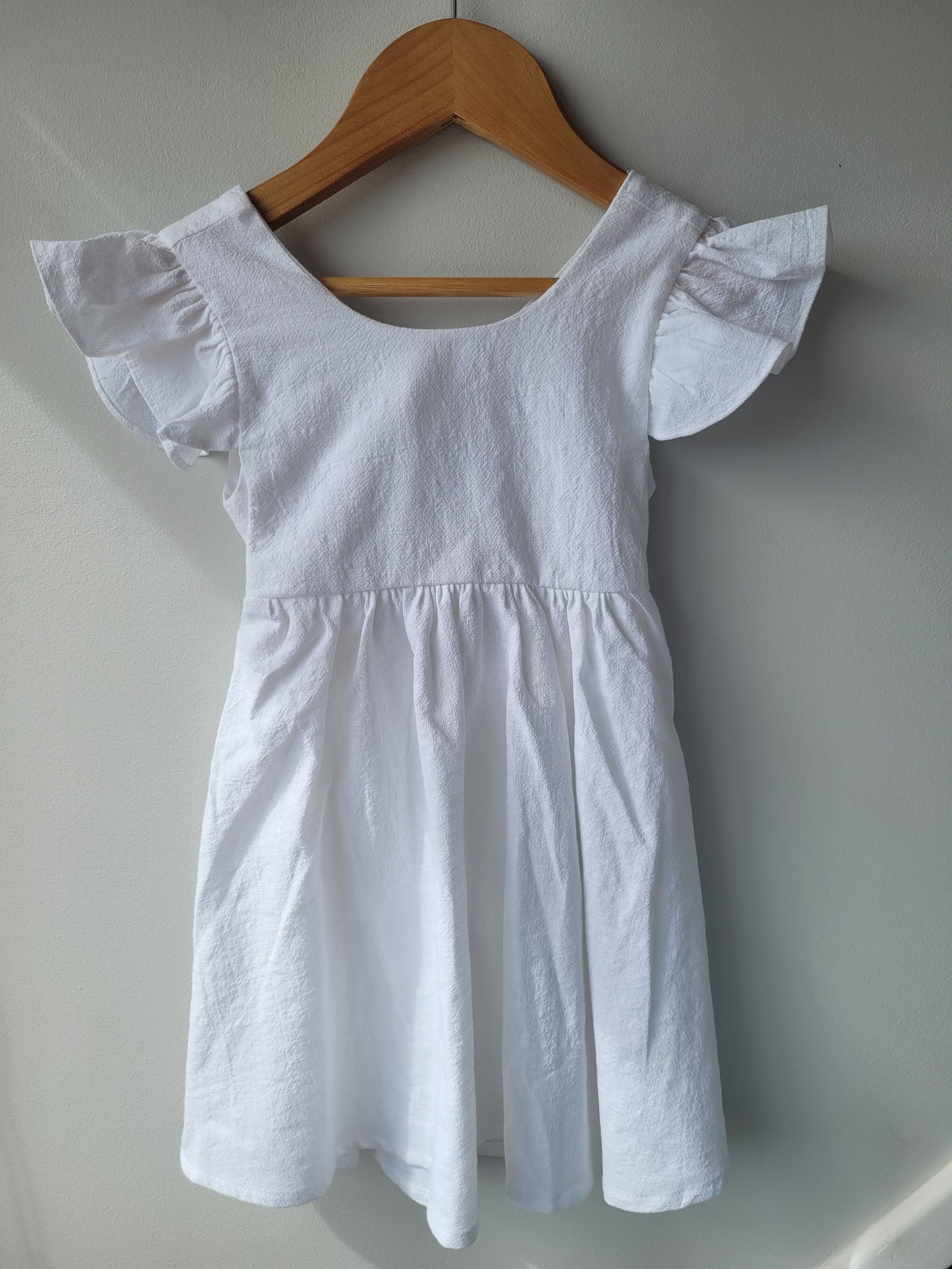 Elsie dress white