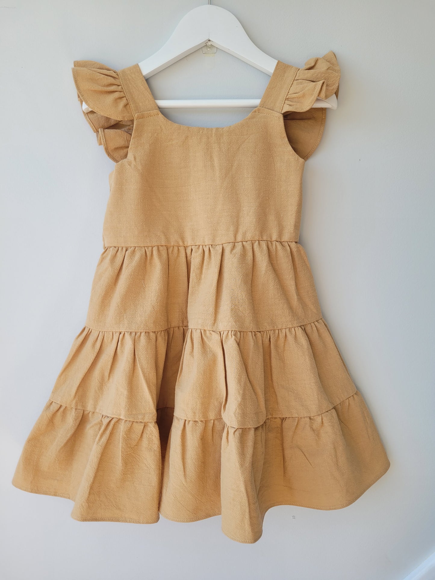 Brown cotton dress