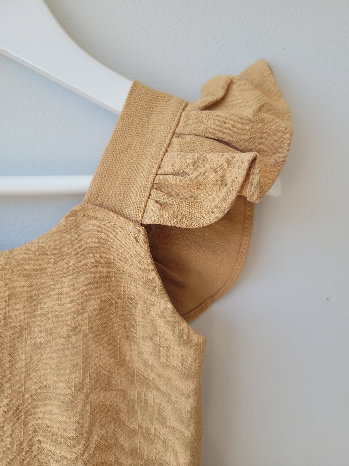 Brown cotton dress