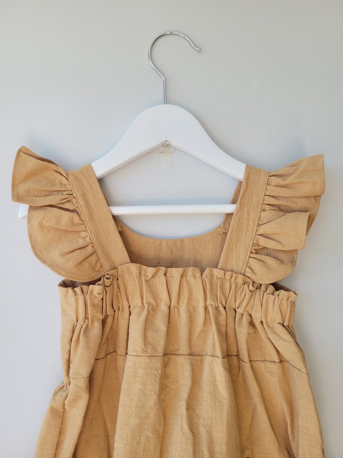 Brown cotton dress