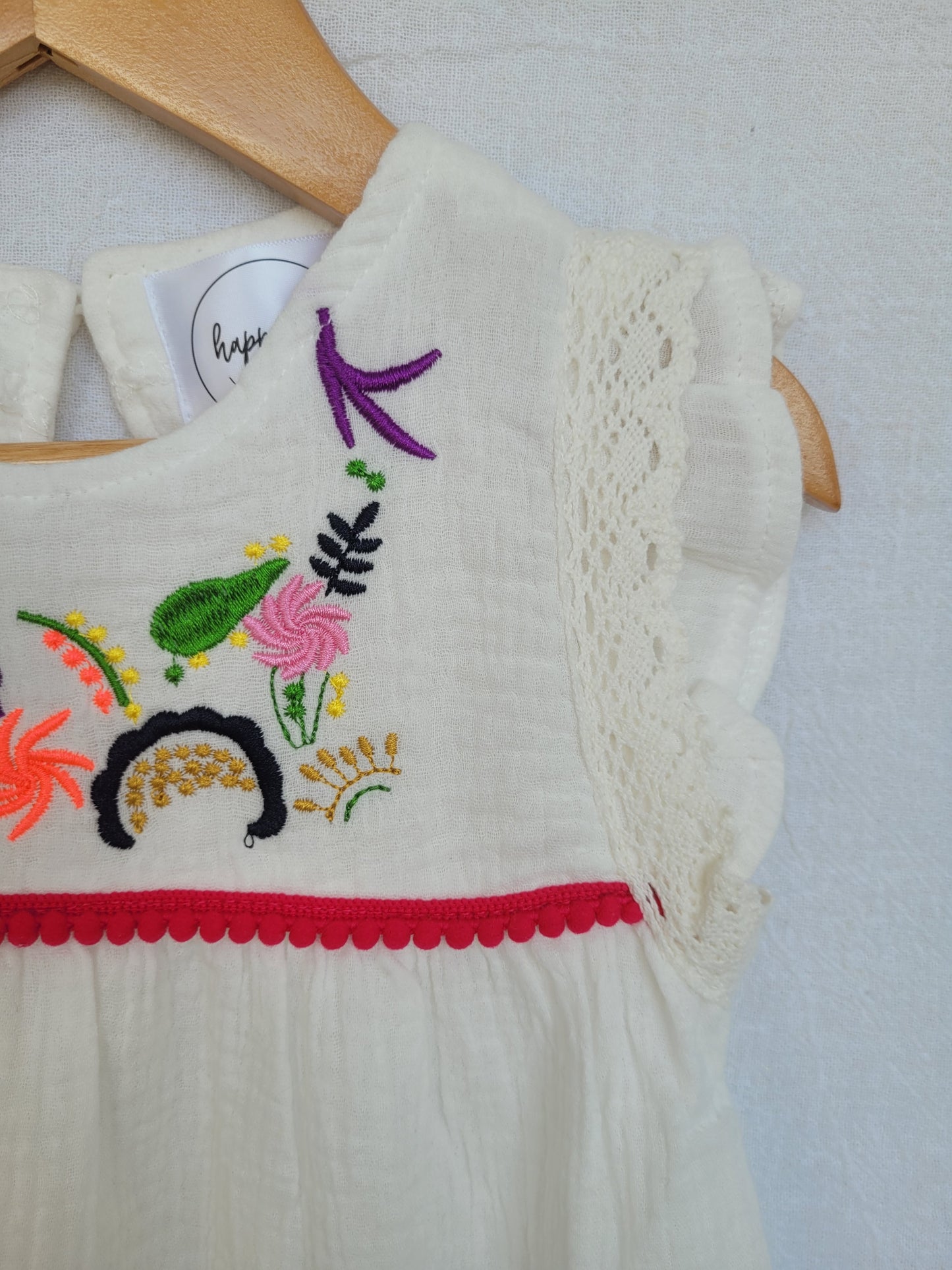 Embroidered summer dress