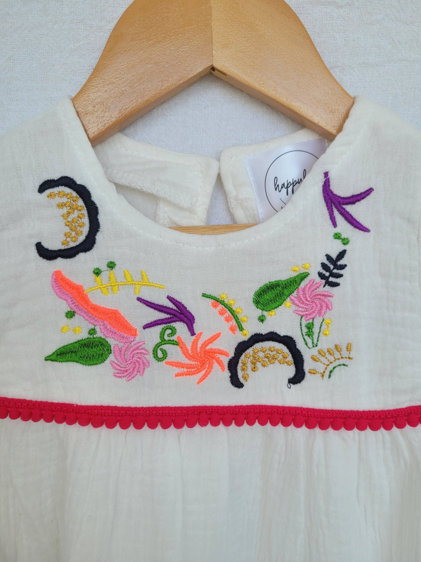 Embroidered summer dress