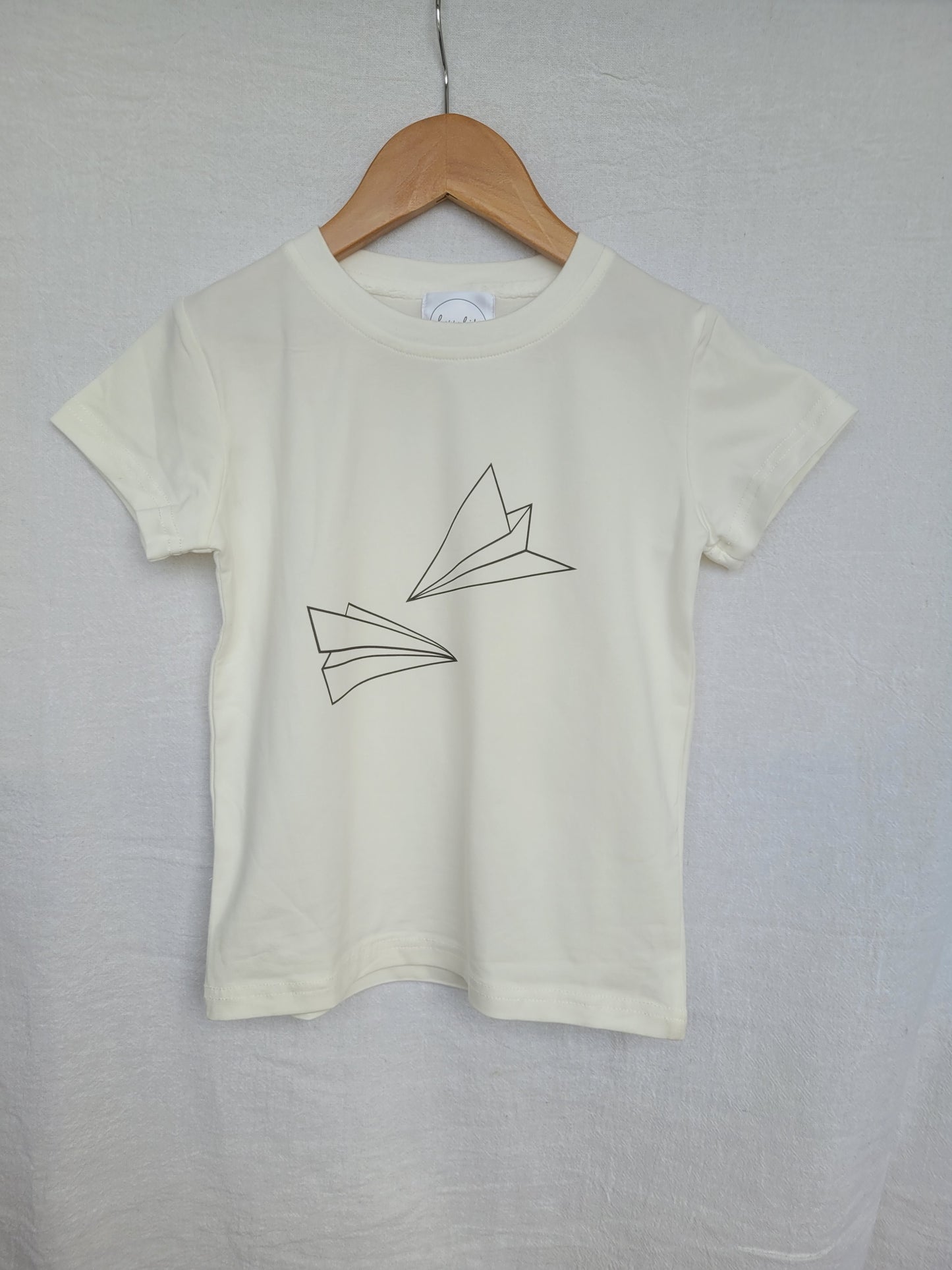 Paper aeroplane t-shirt