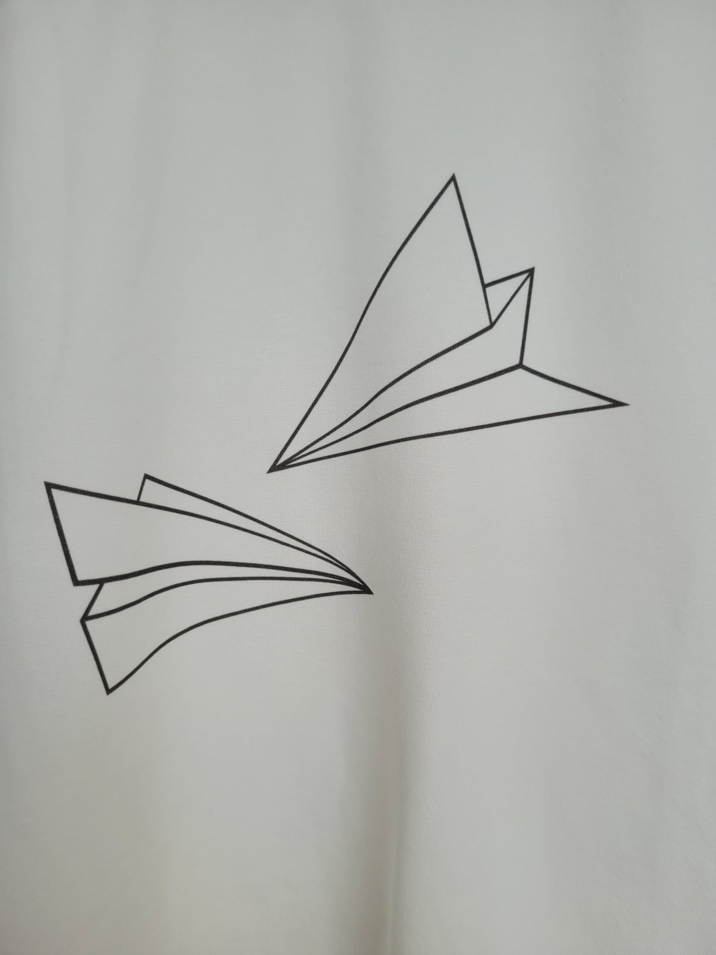 Paper aeroplane t-shirt