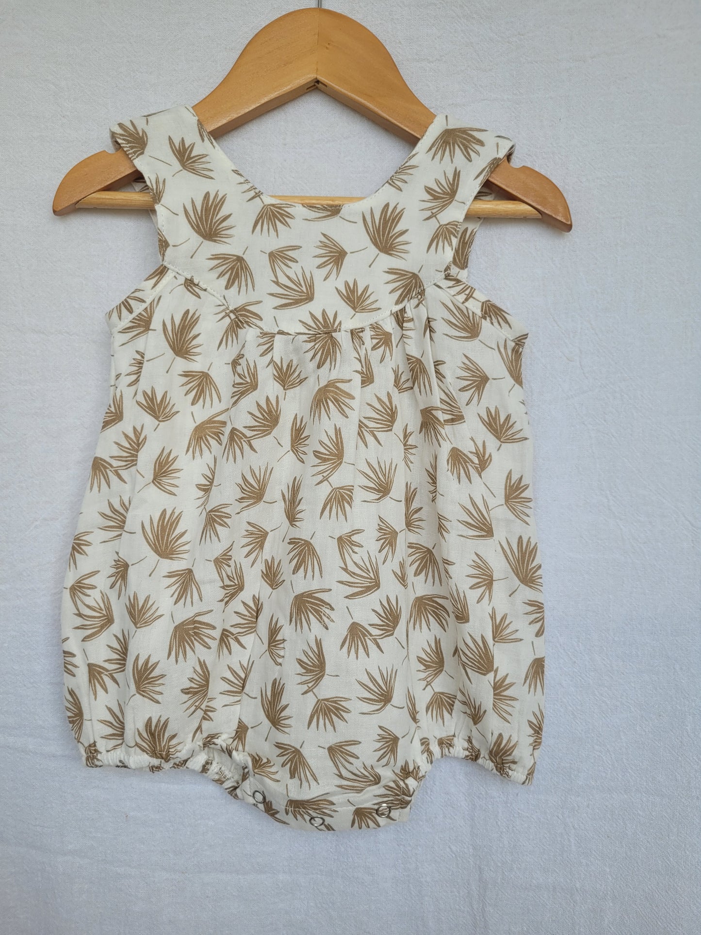 Palm leaf romper