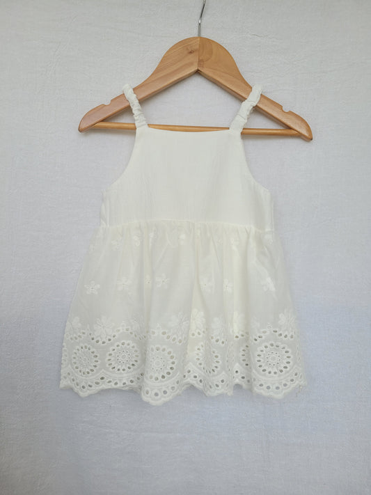 White baby dress