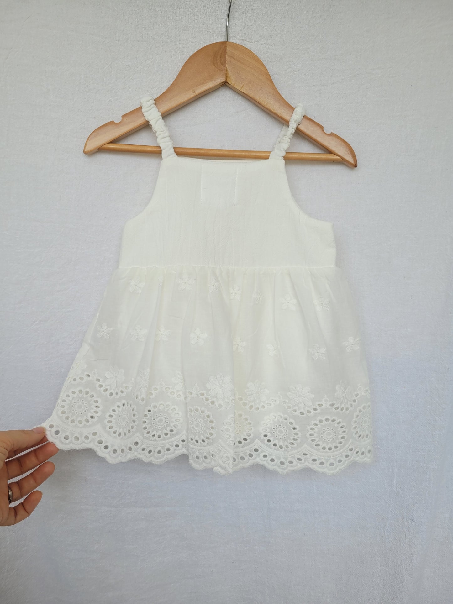 White baby dress