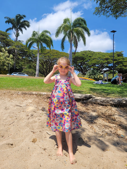 Bright flower dress