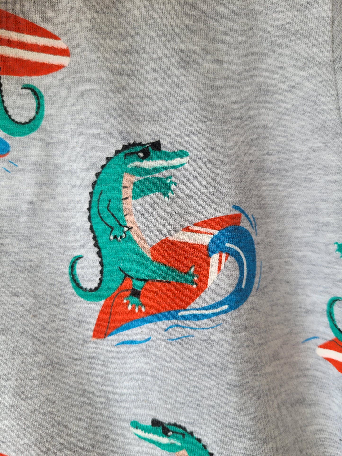 Surfing croc t-shirt