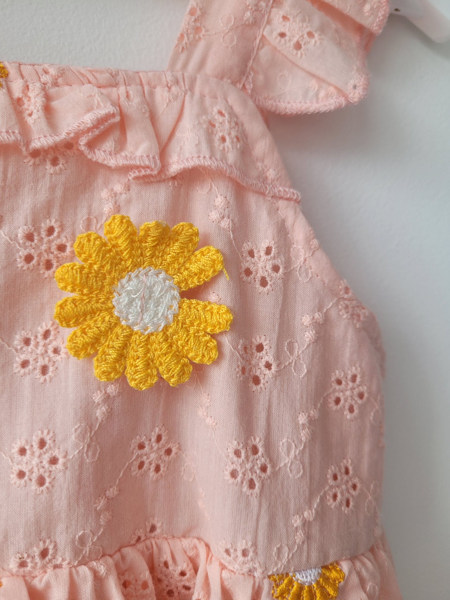 Light pink daisy dress