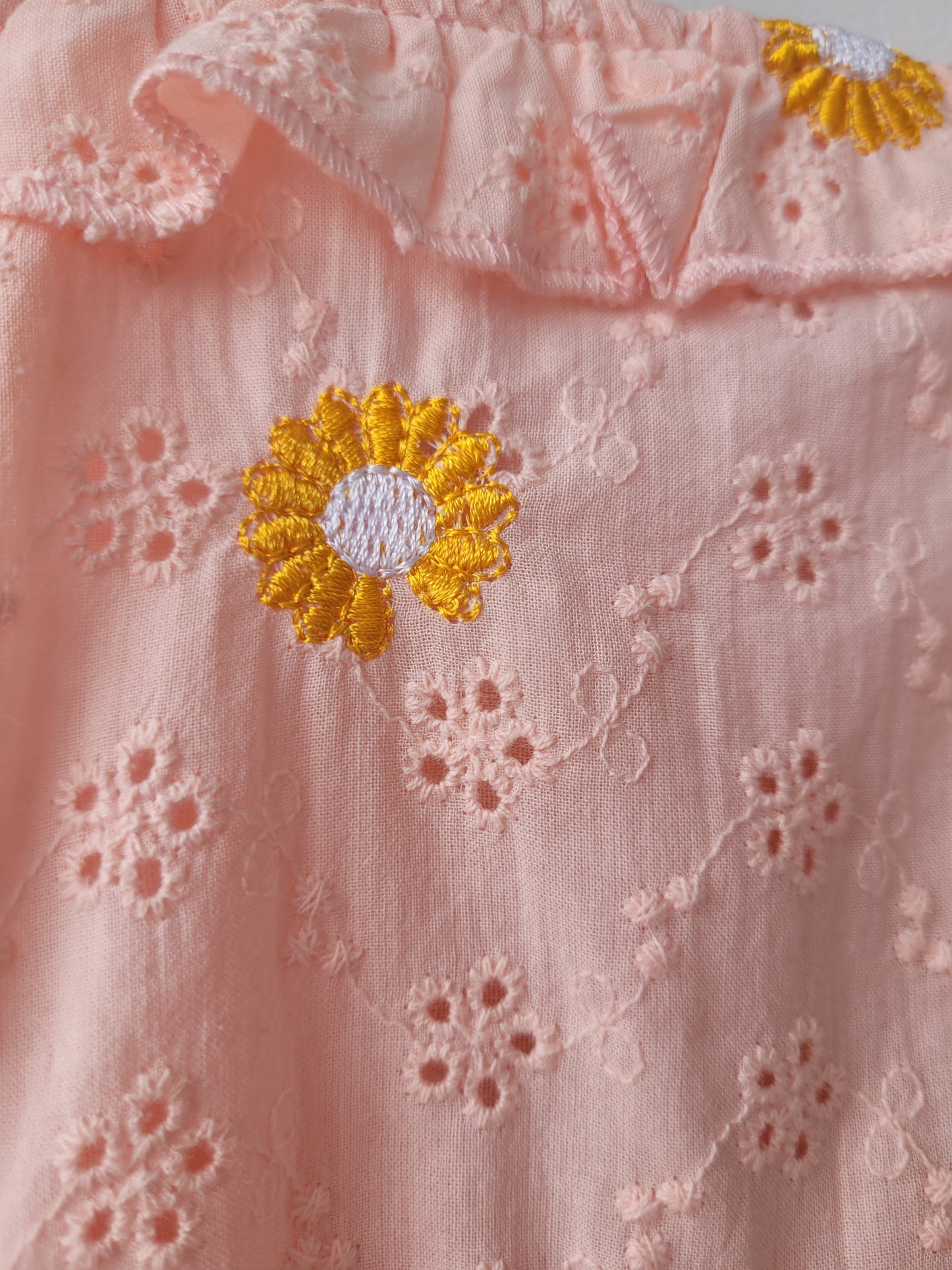 Light pink daisy dress