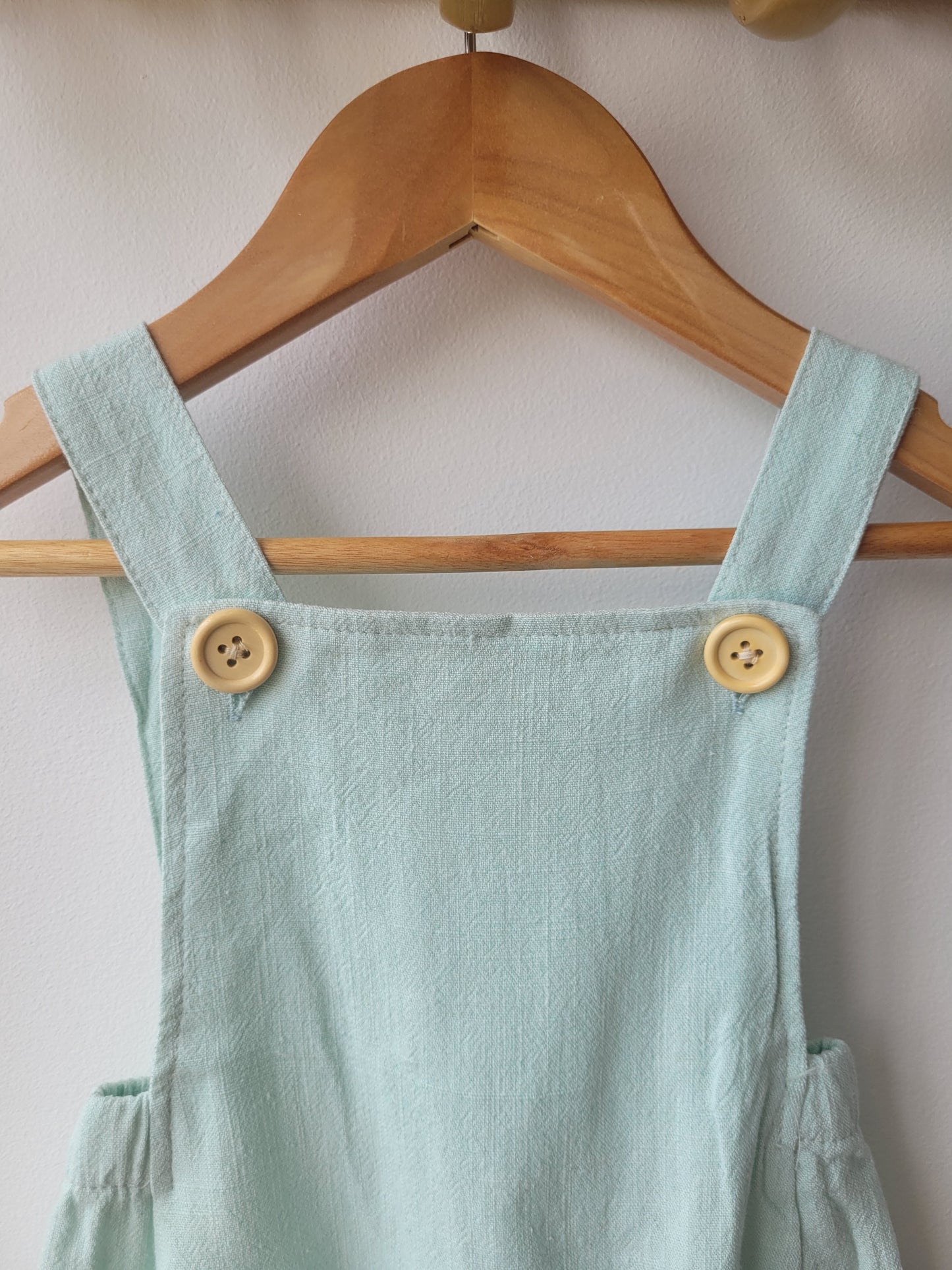 Baby romper pastel green