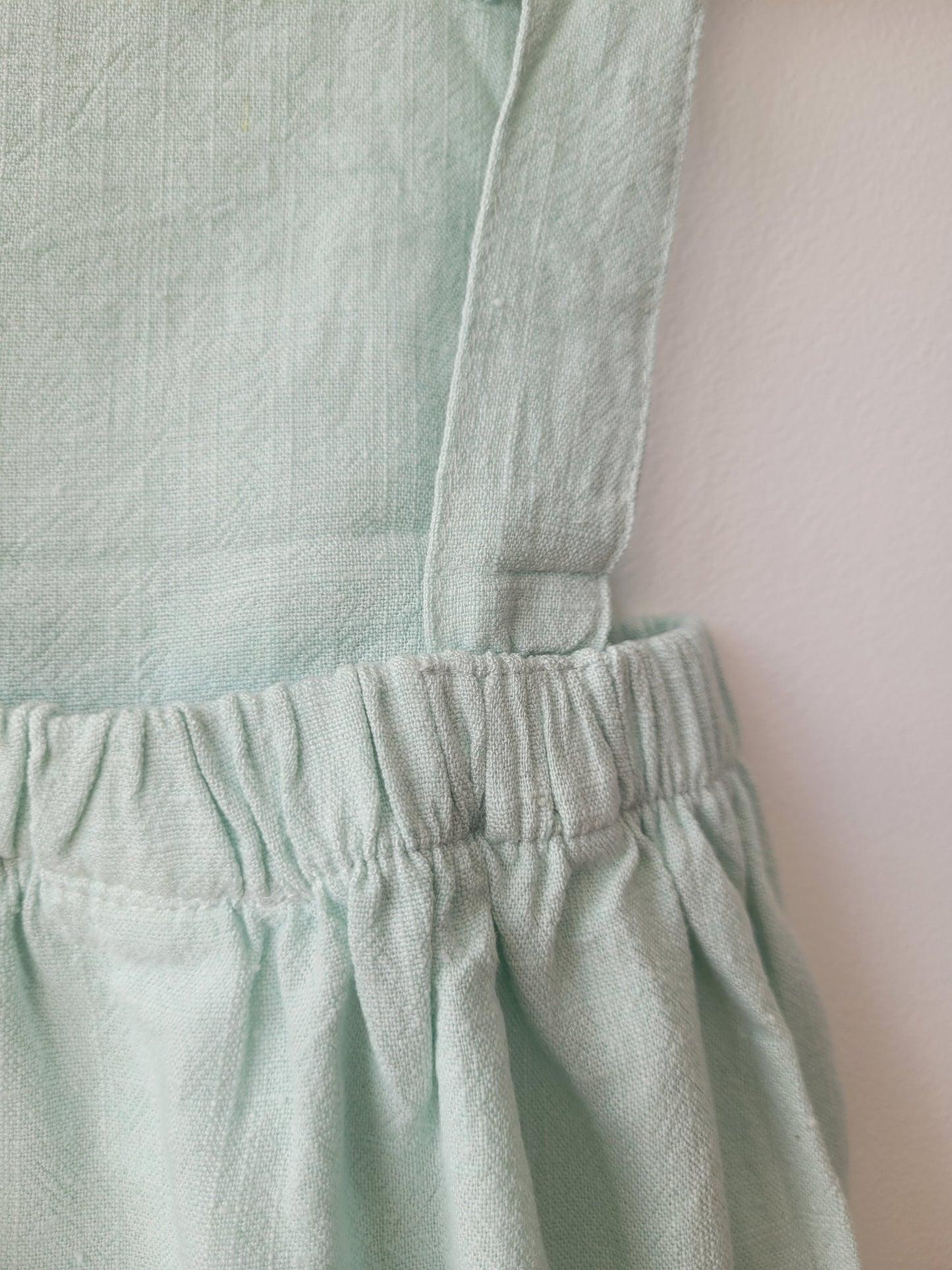 Baby romper pastel green