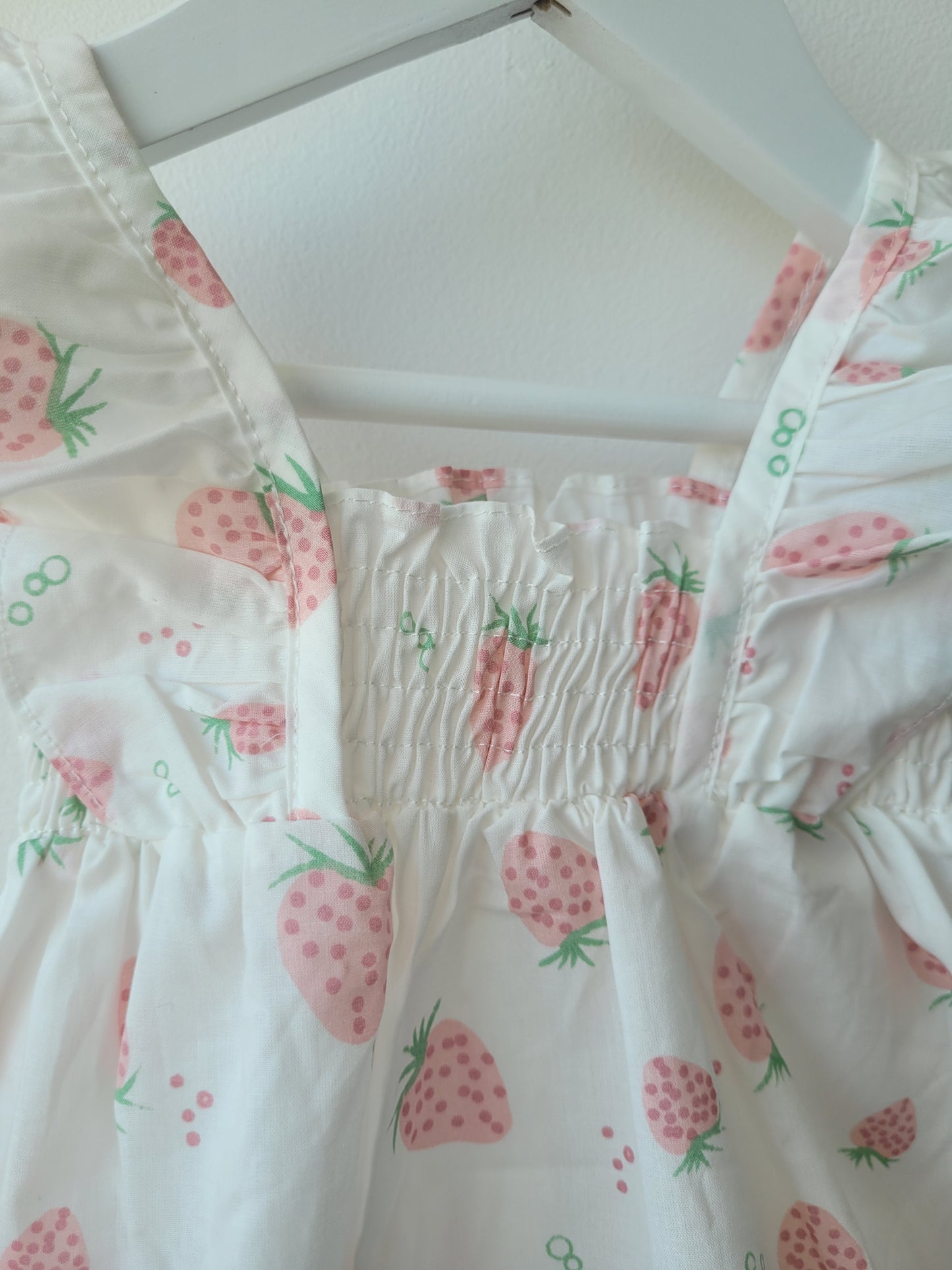 Strawberry summer romper