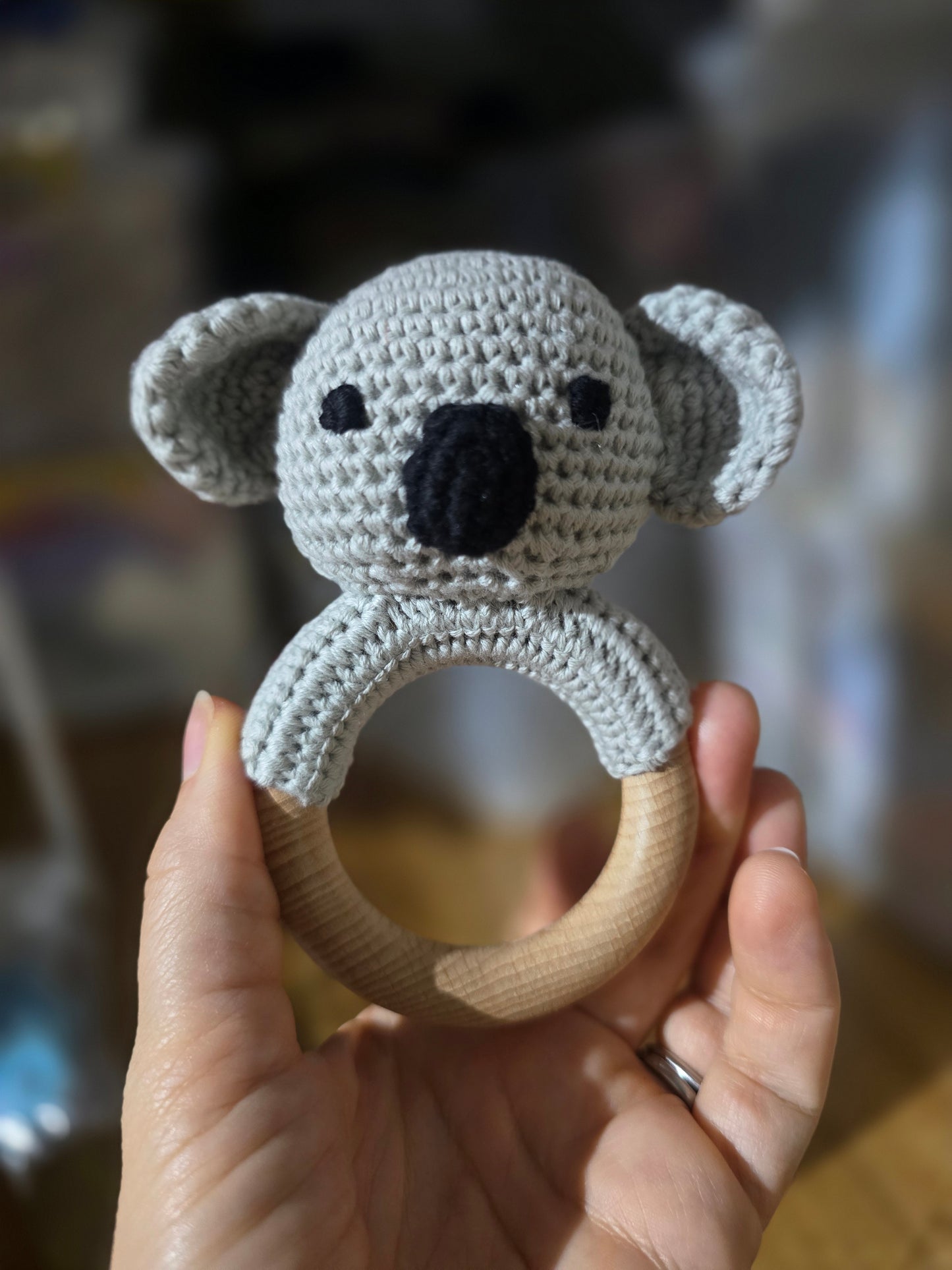 Crochet rattle