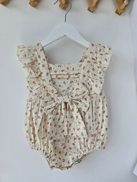 Cherry blossom bow romper 🌸🍒