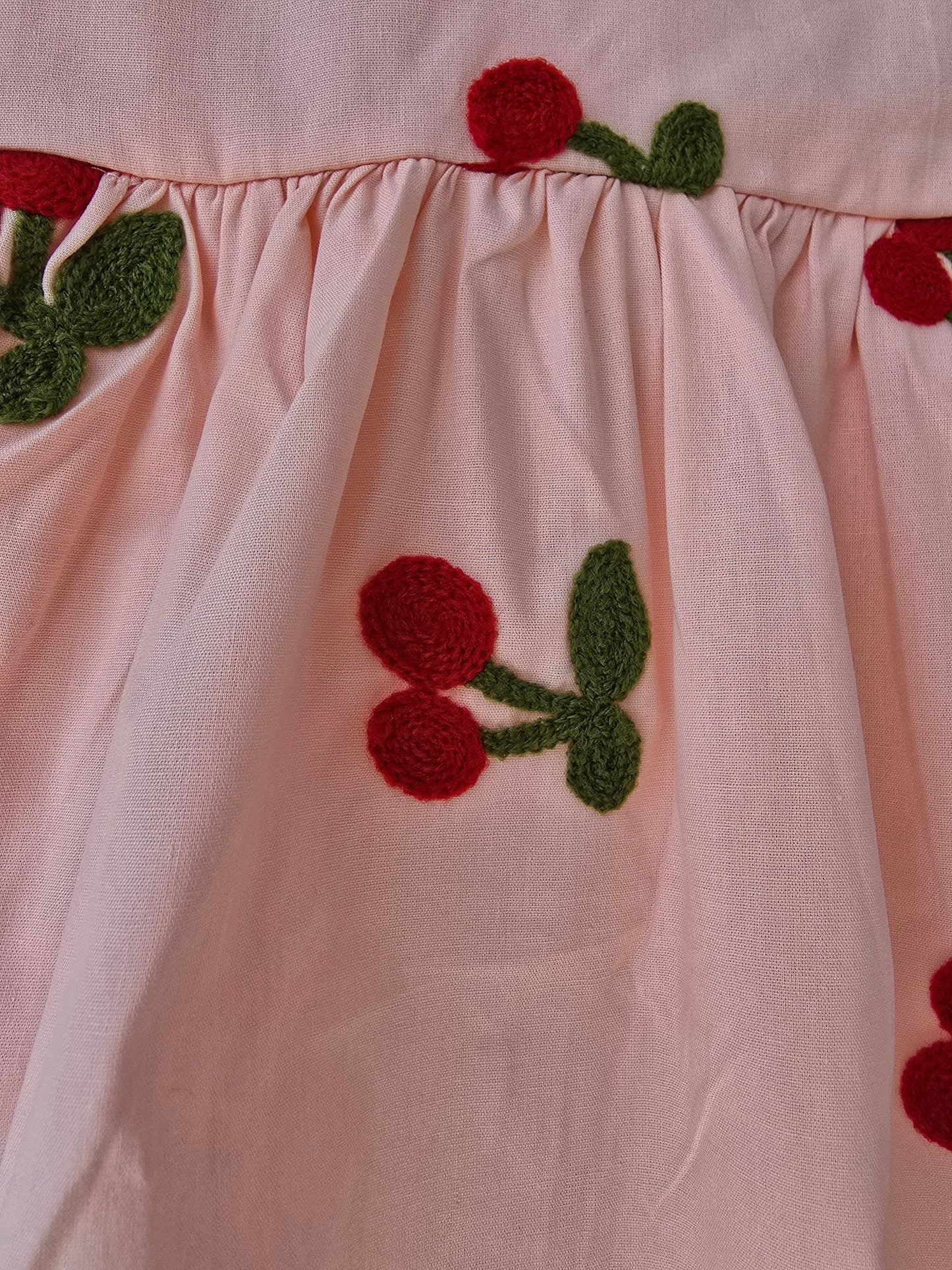 Pink powder cherry dress🍒