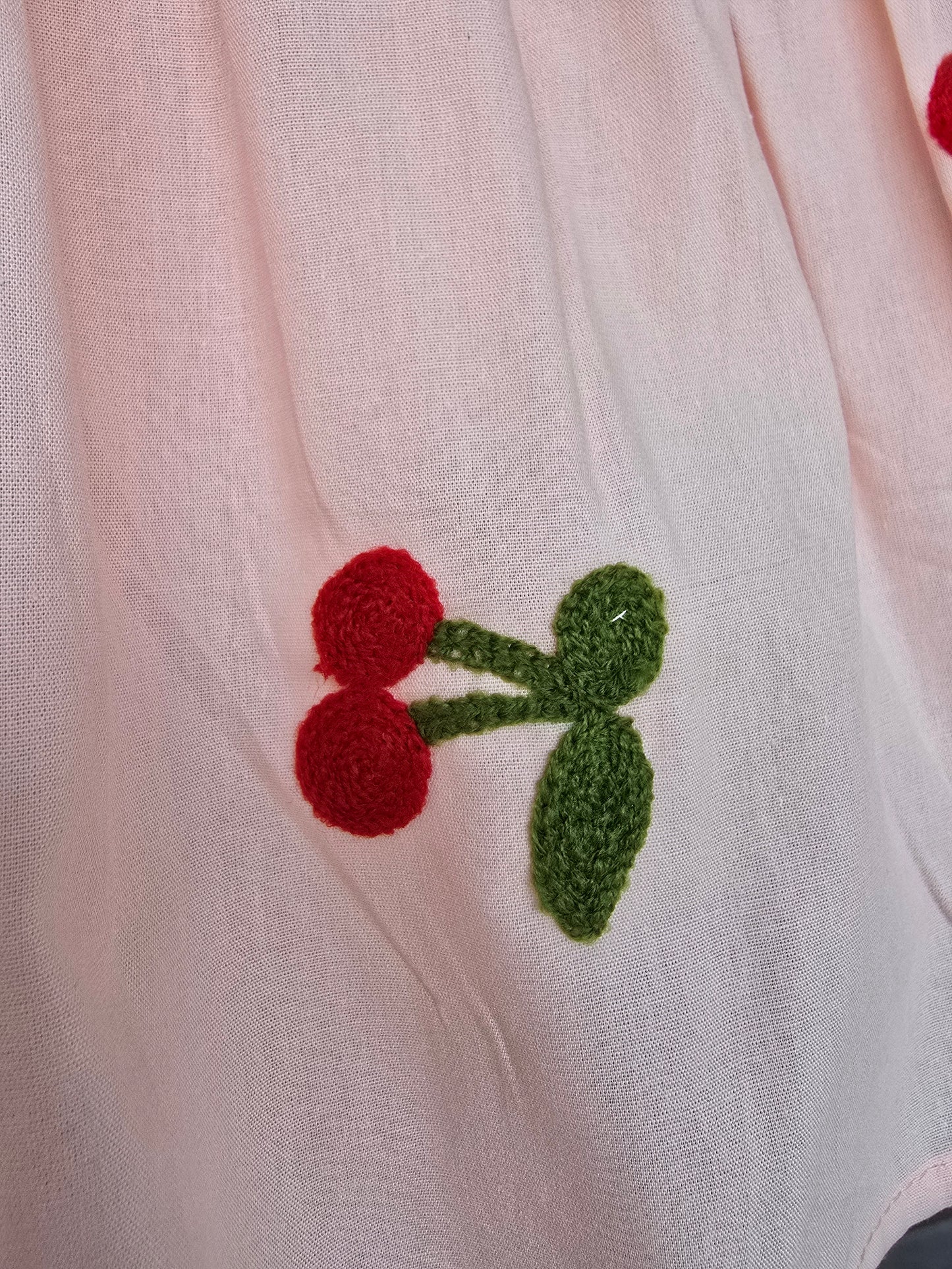 Pink powder cherry dress🍒