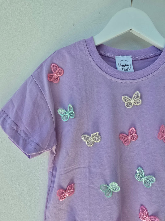 Purple butterfly t-shirt 🦋