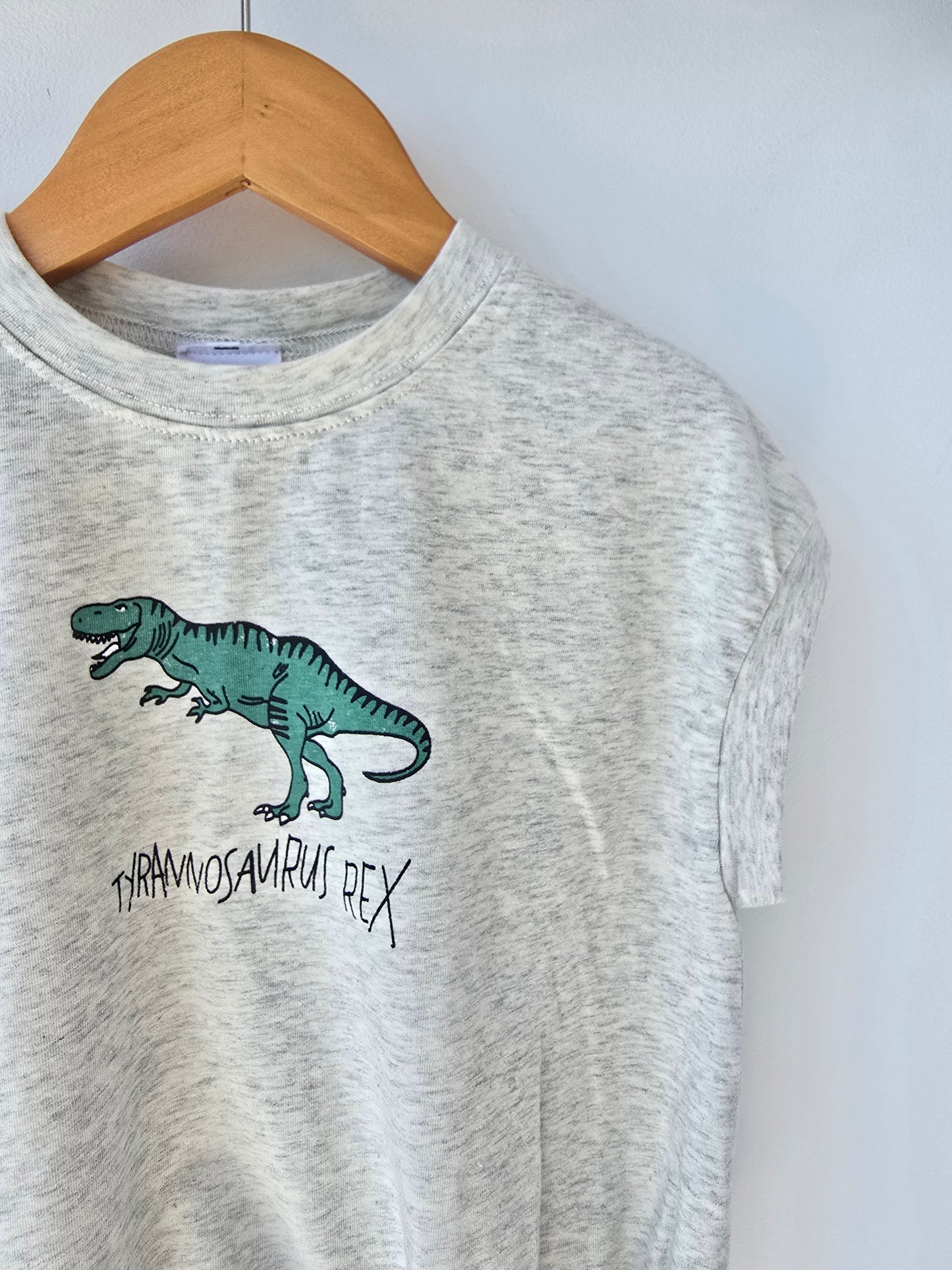 Grey TYRANNOSAURUS romper