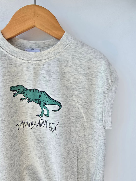 Grey TYRANNOSAURUS romper