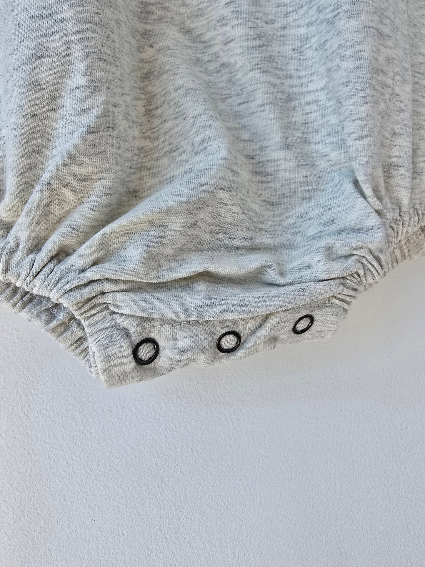 Grey TYRANNOSAURUS romper