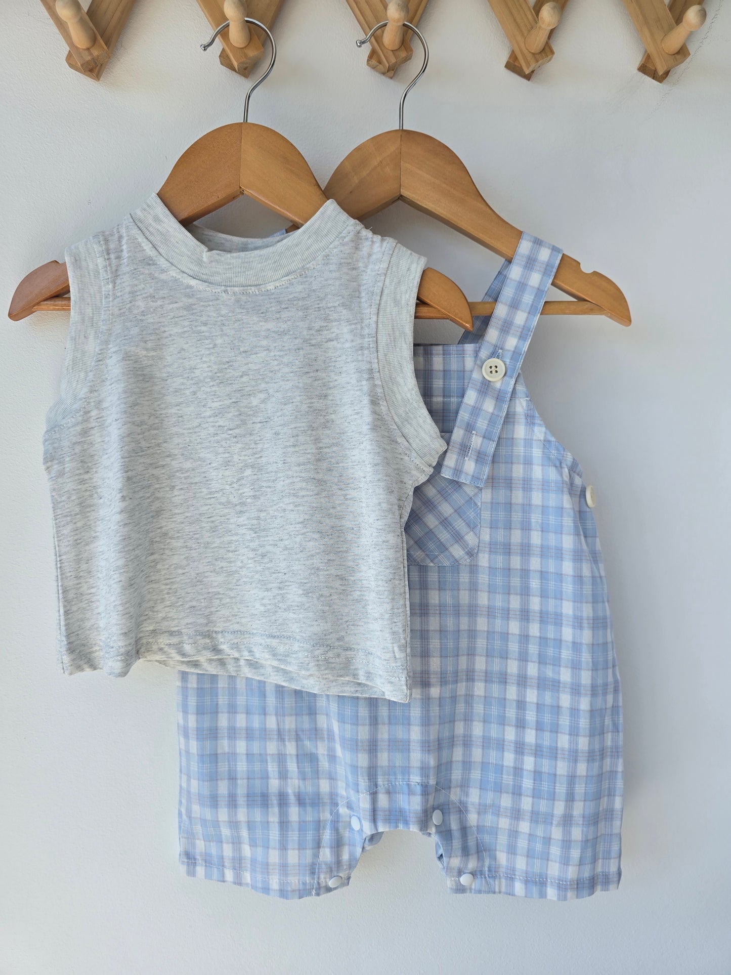 Plaid summer set