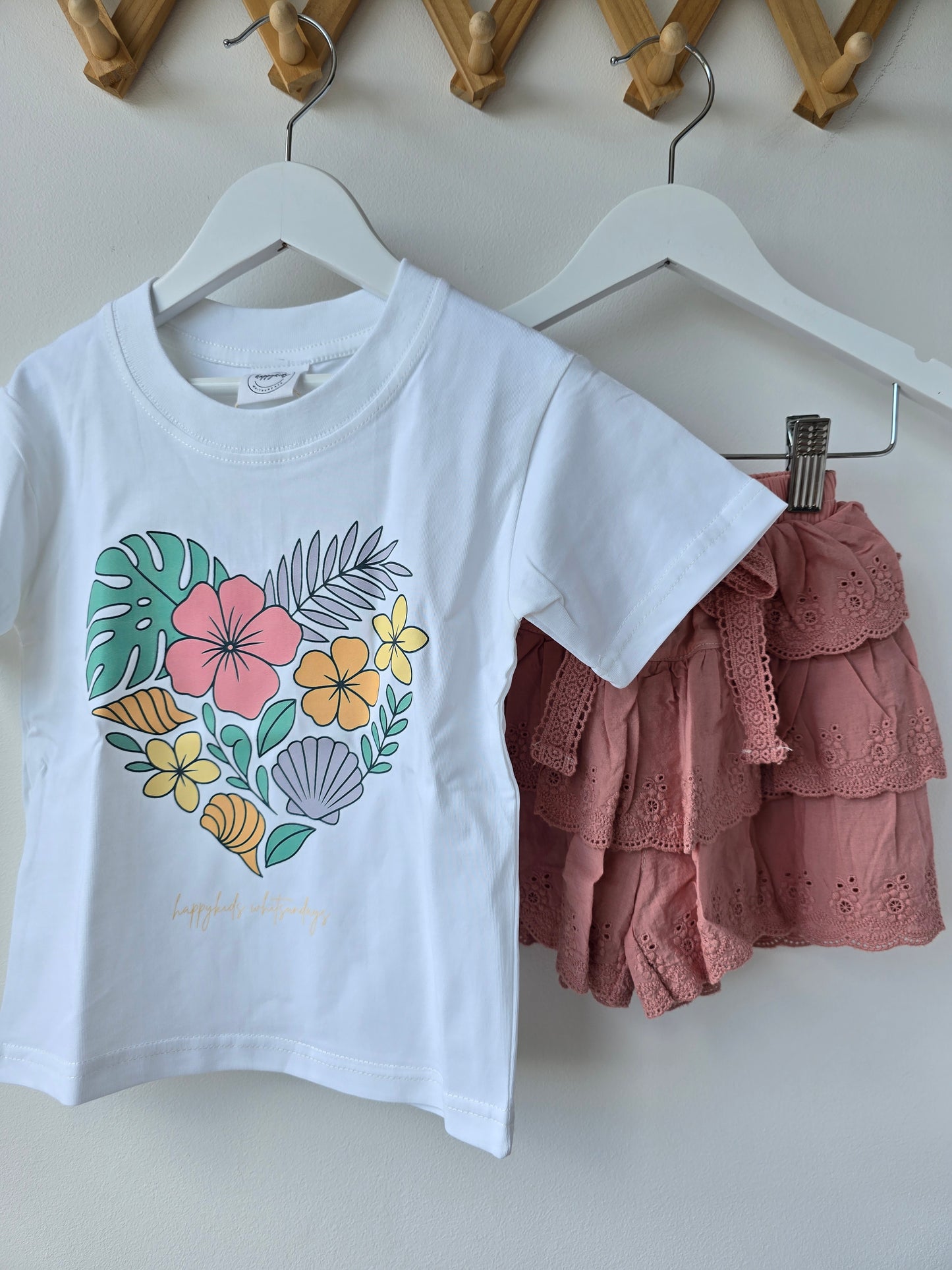 Tropical loveheart tee