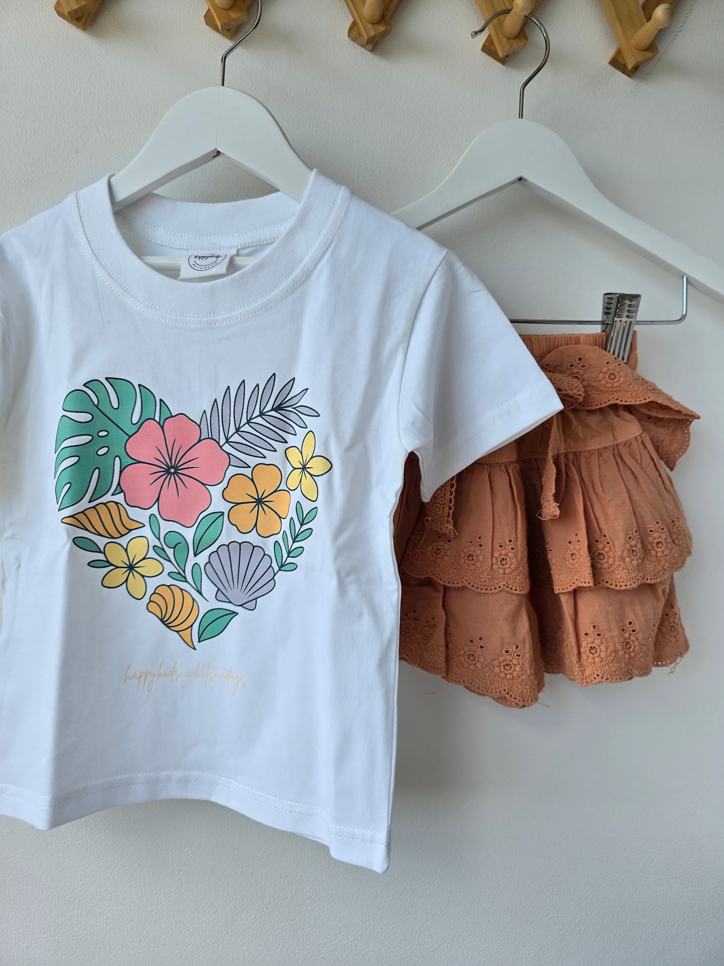 Tropical loveheart tee