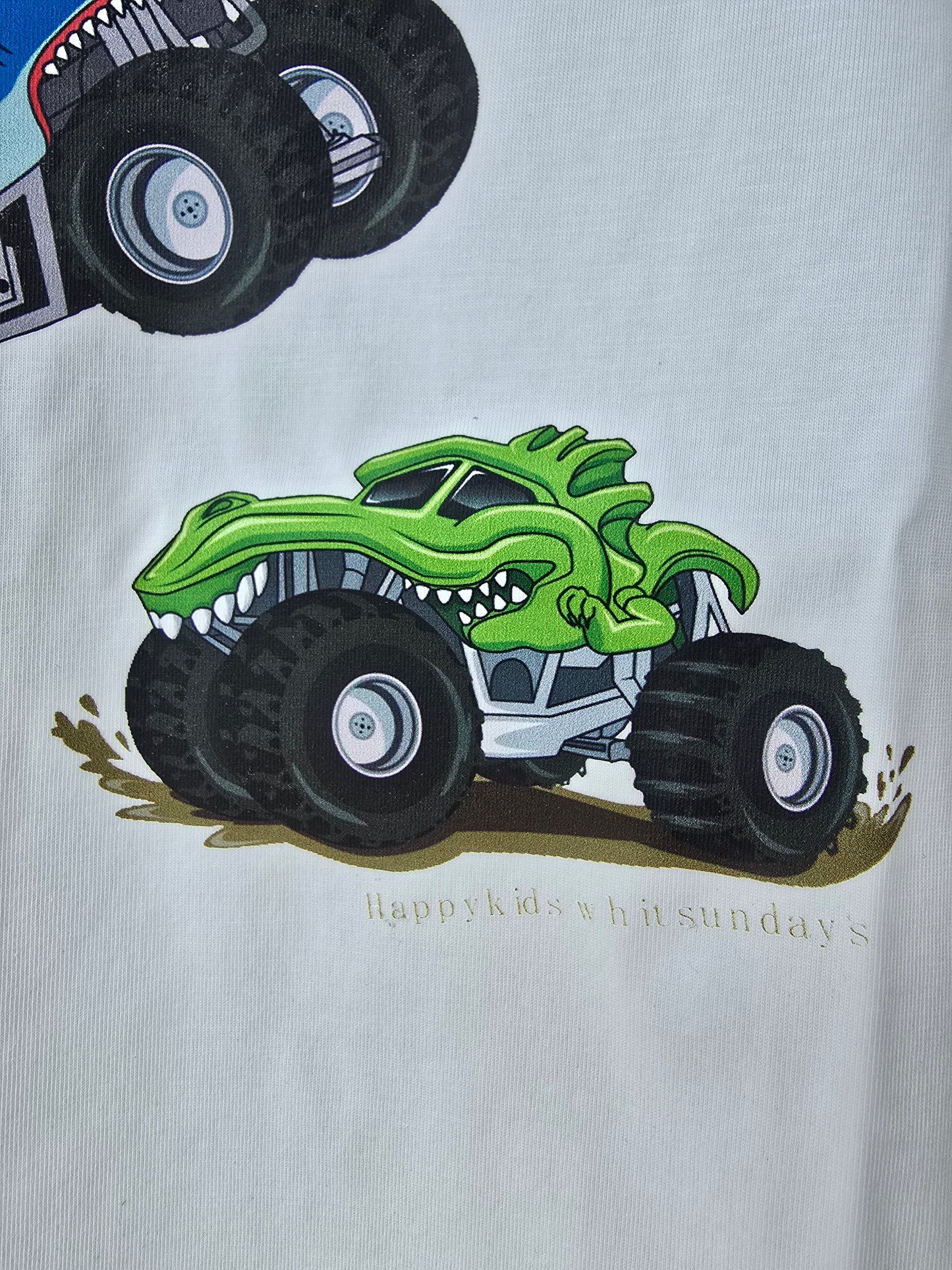Shark and Croc monstertruck tee