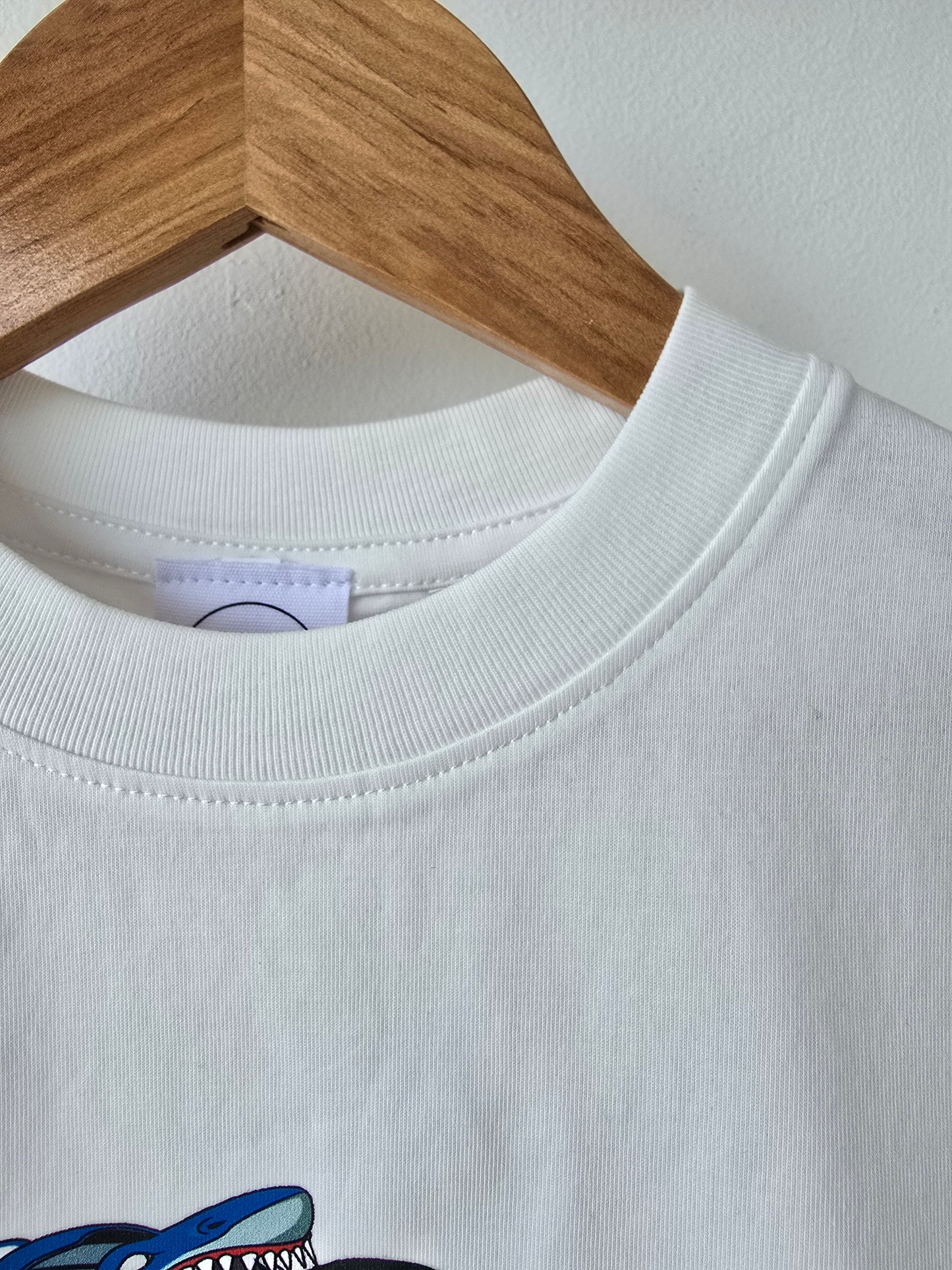 Shark and Croc monstertruck tee