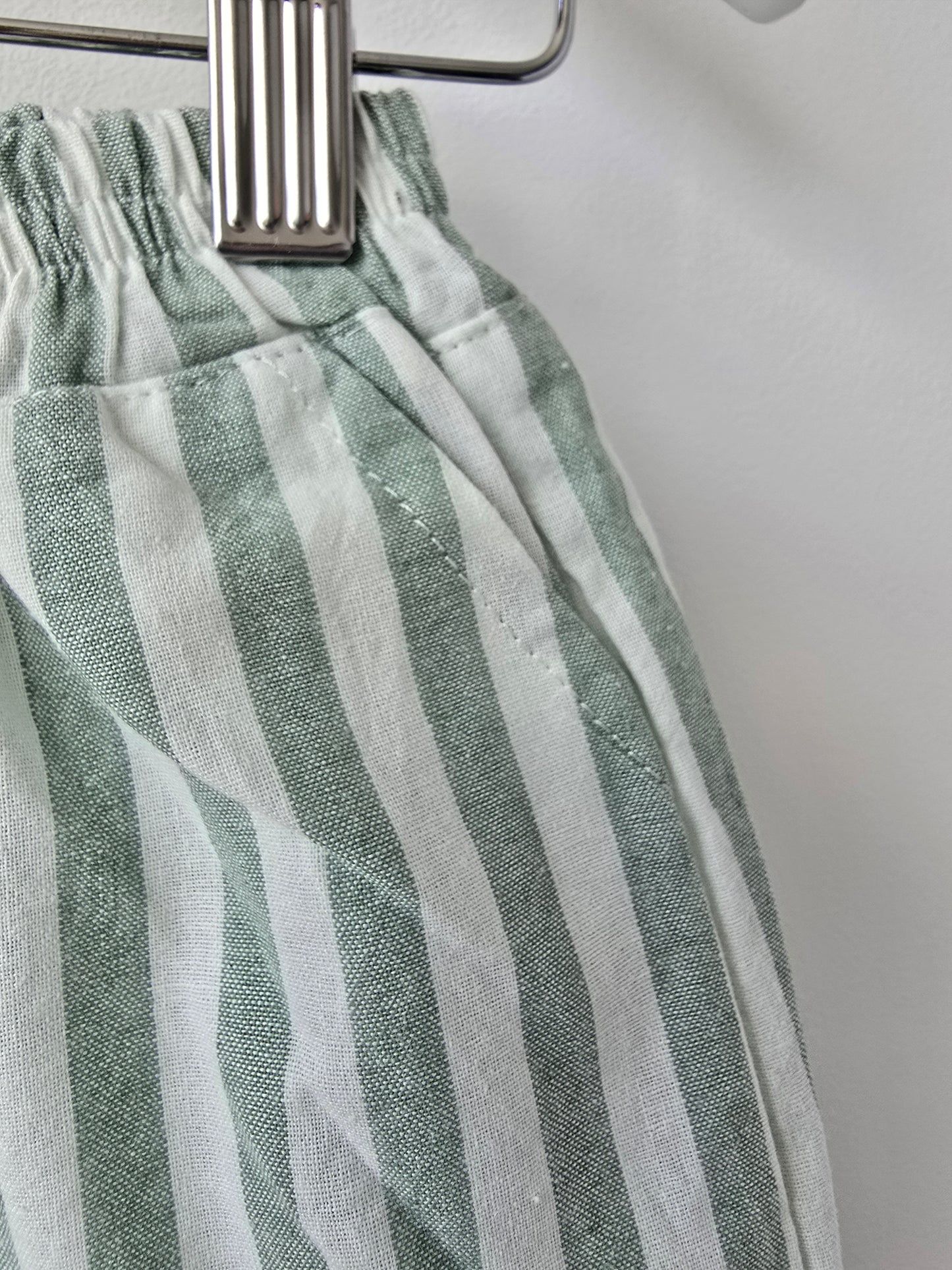 Kiwi striped shorts 🥝