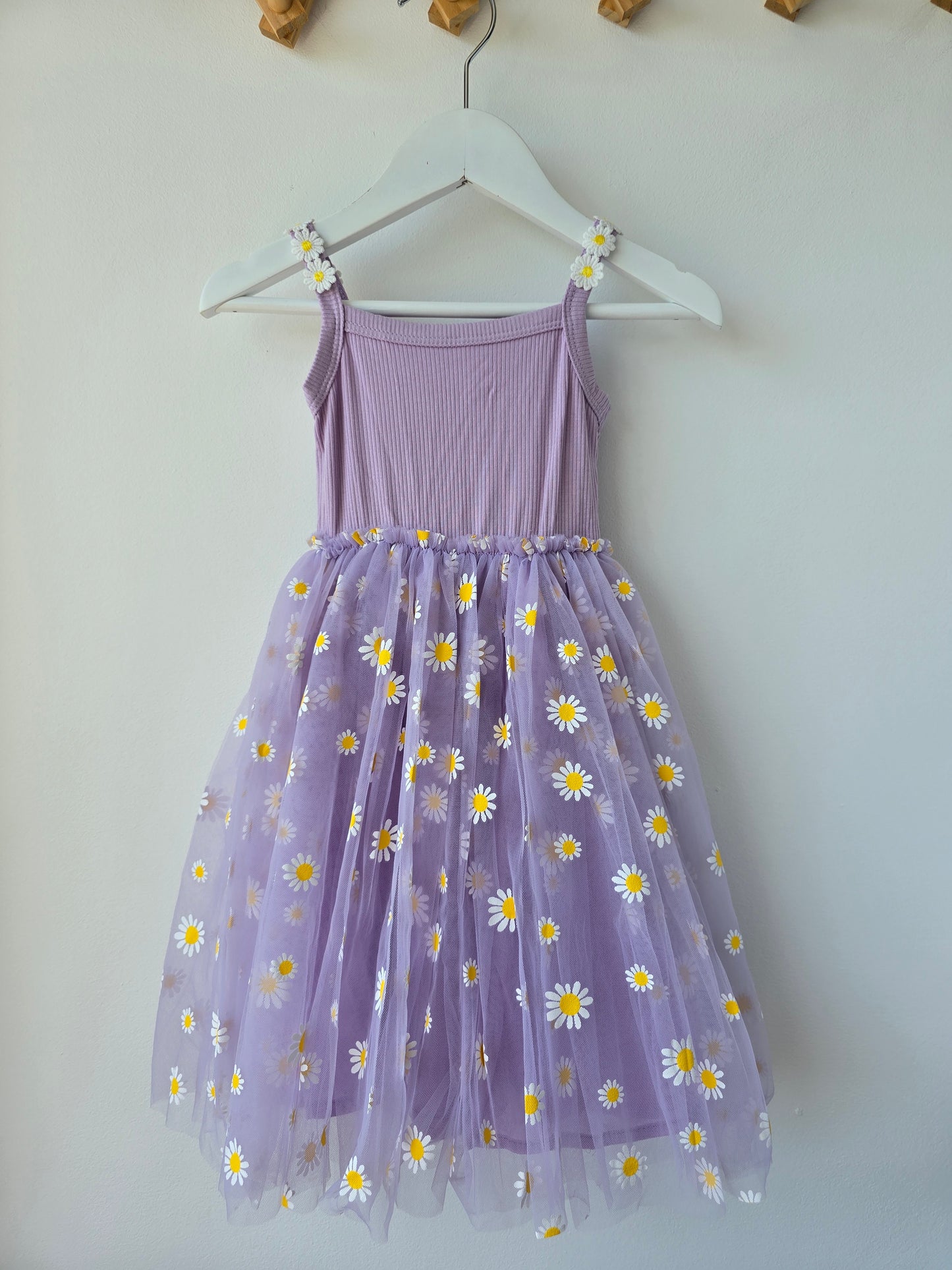Daisy tulle dress purple