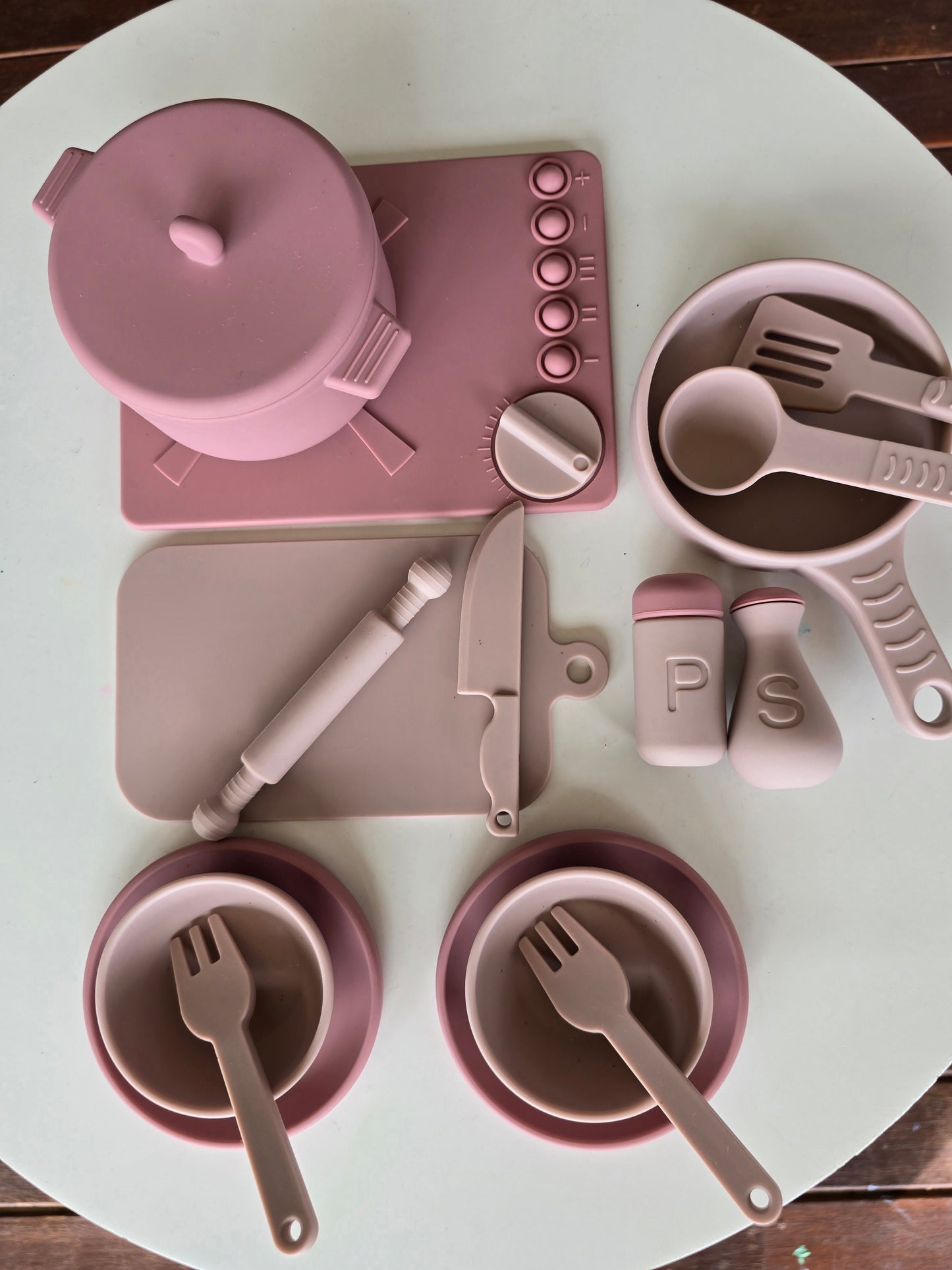 Cooking set dusty pink