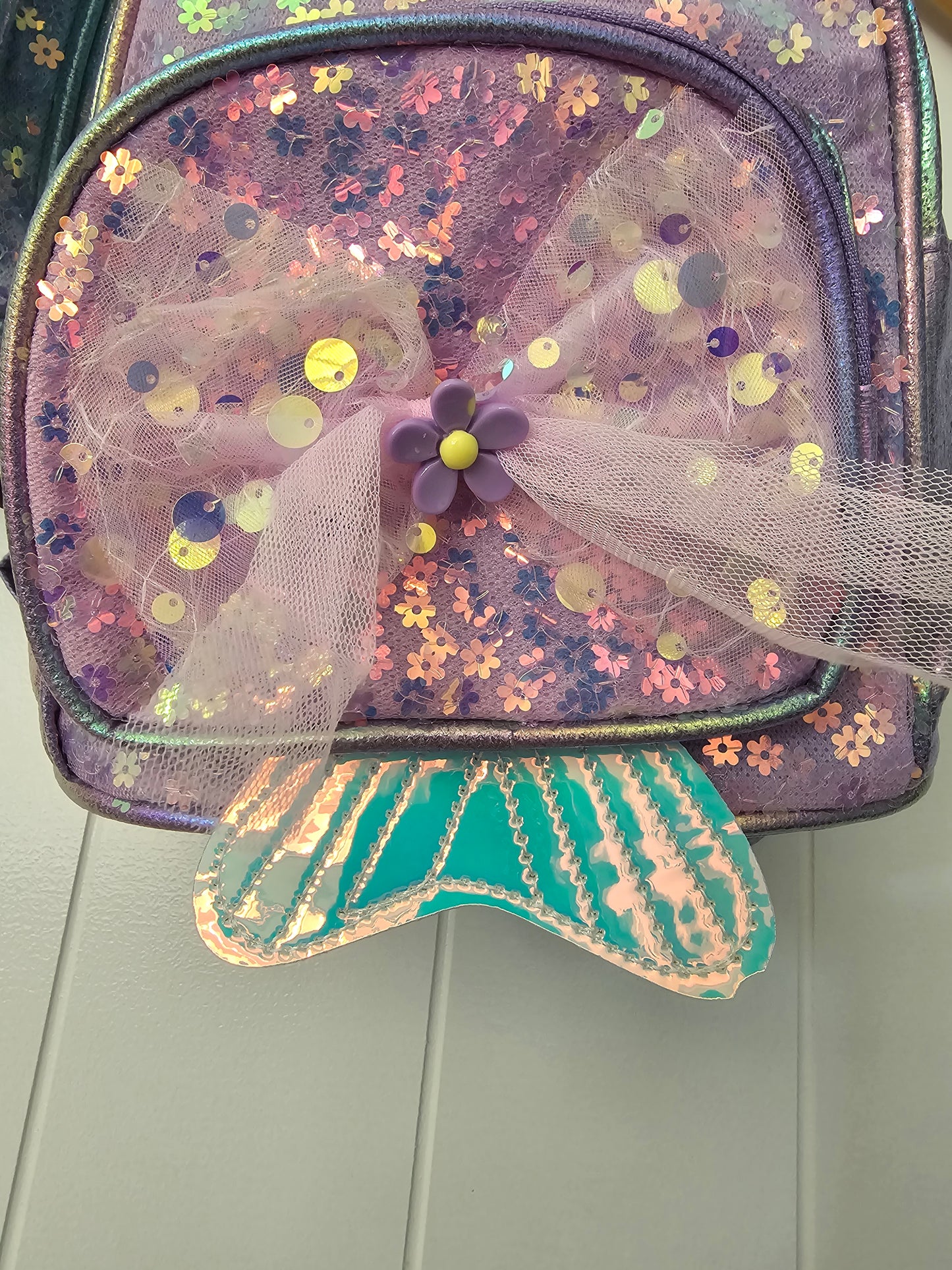 Mermaid tail backpack small