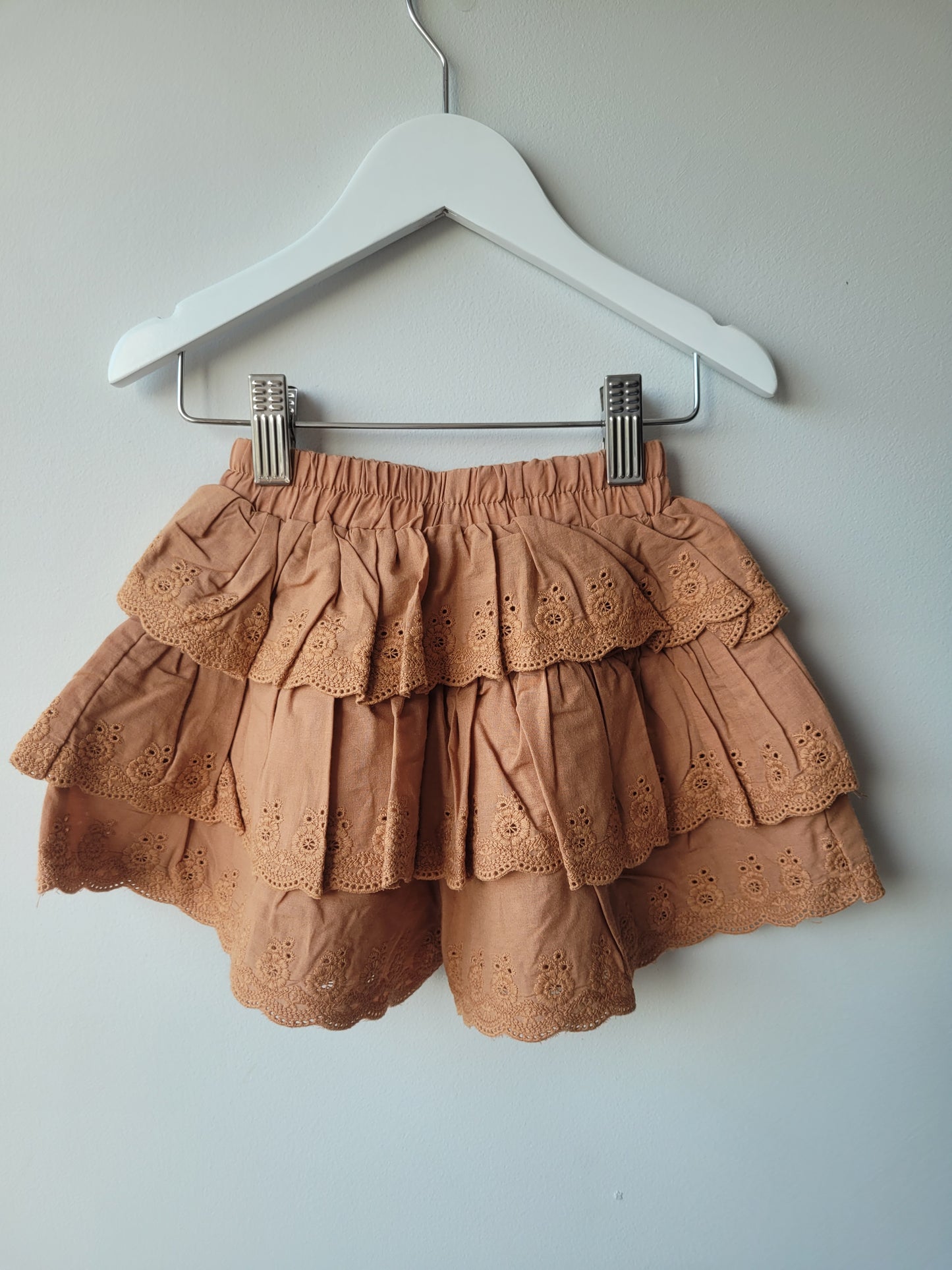 Lace skort brown