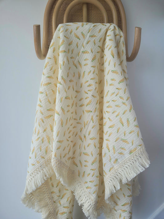 Tassel swaddle "seed"