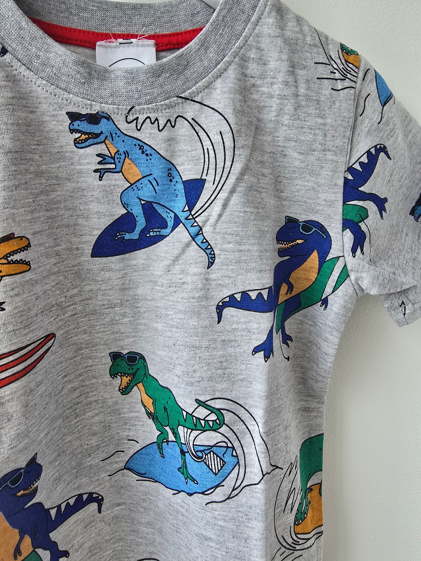 Surfing dino T-shirt